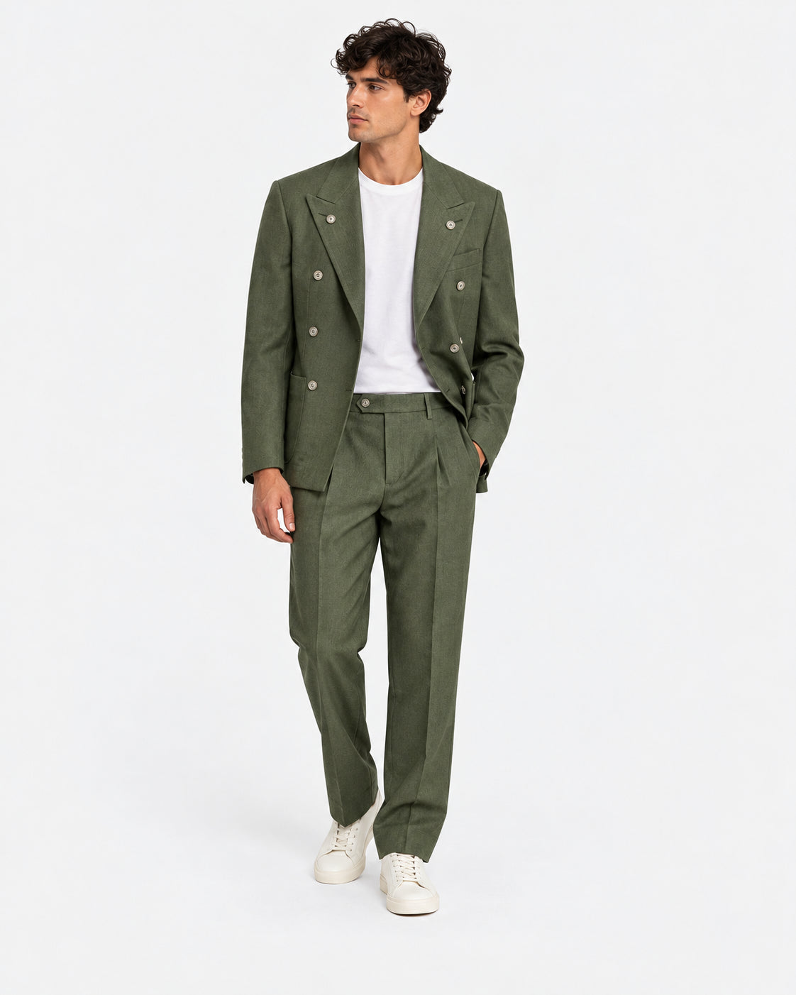 PANTALONE CLASSICO CON TASCHE A FILETTO