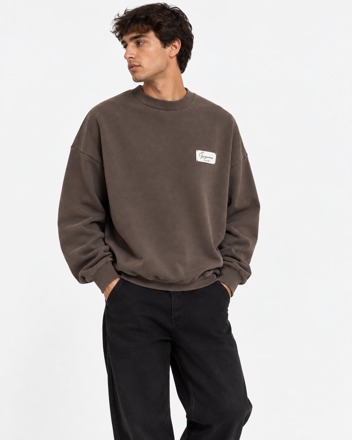 FELPA IN COTONE CON LOGO