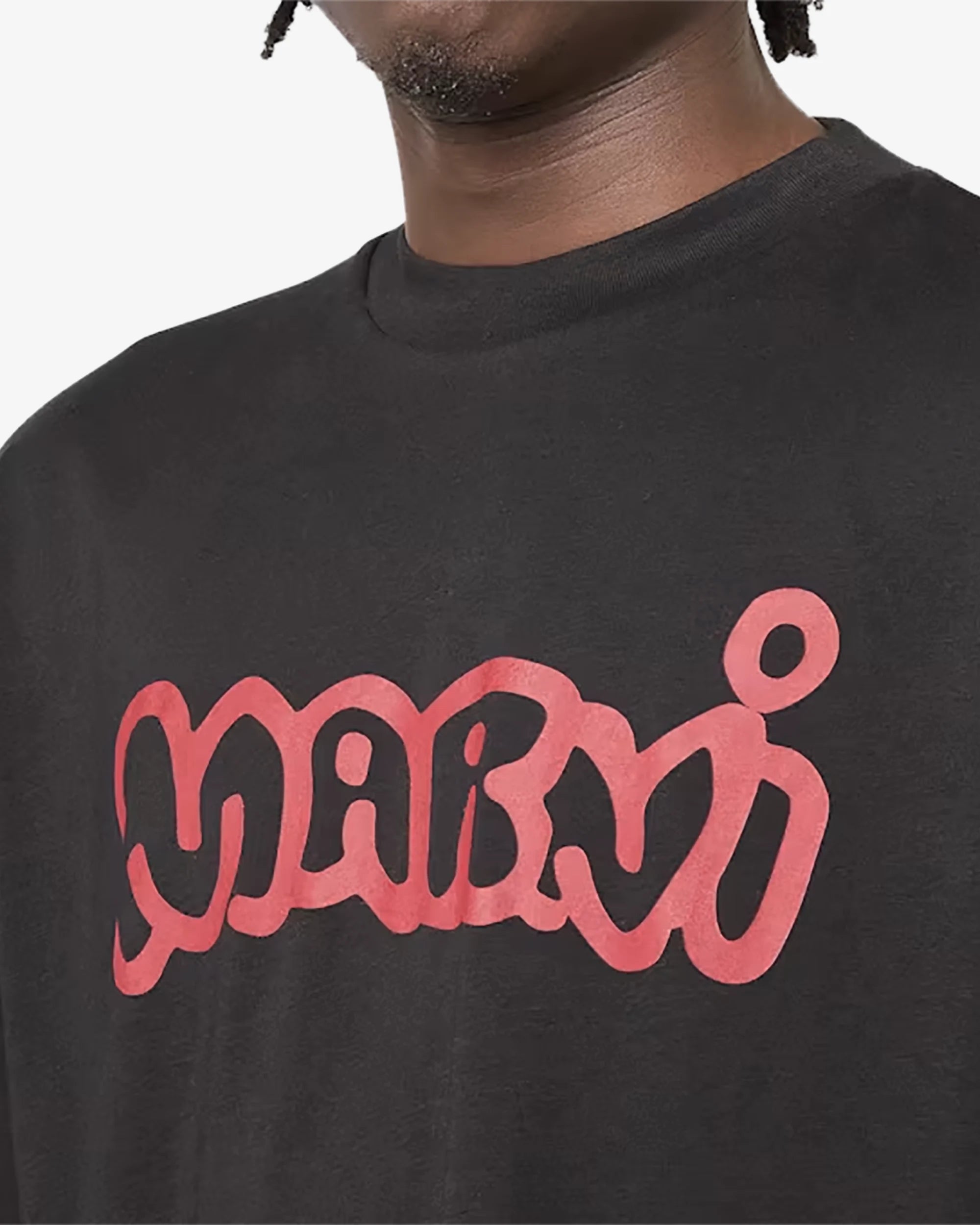 Sprayed Logo T-Shirt - Black