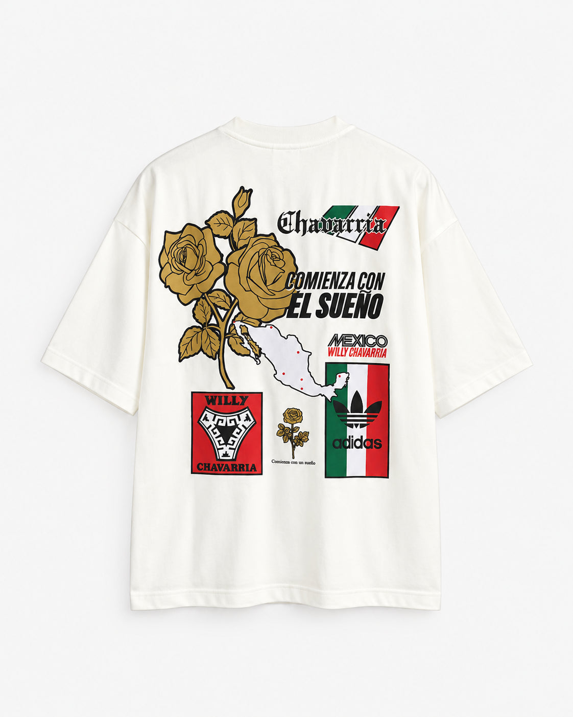 Maglietta con grafica Relaxed adidas Originals x Willy Chavarria per uomo