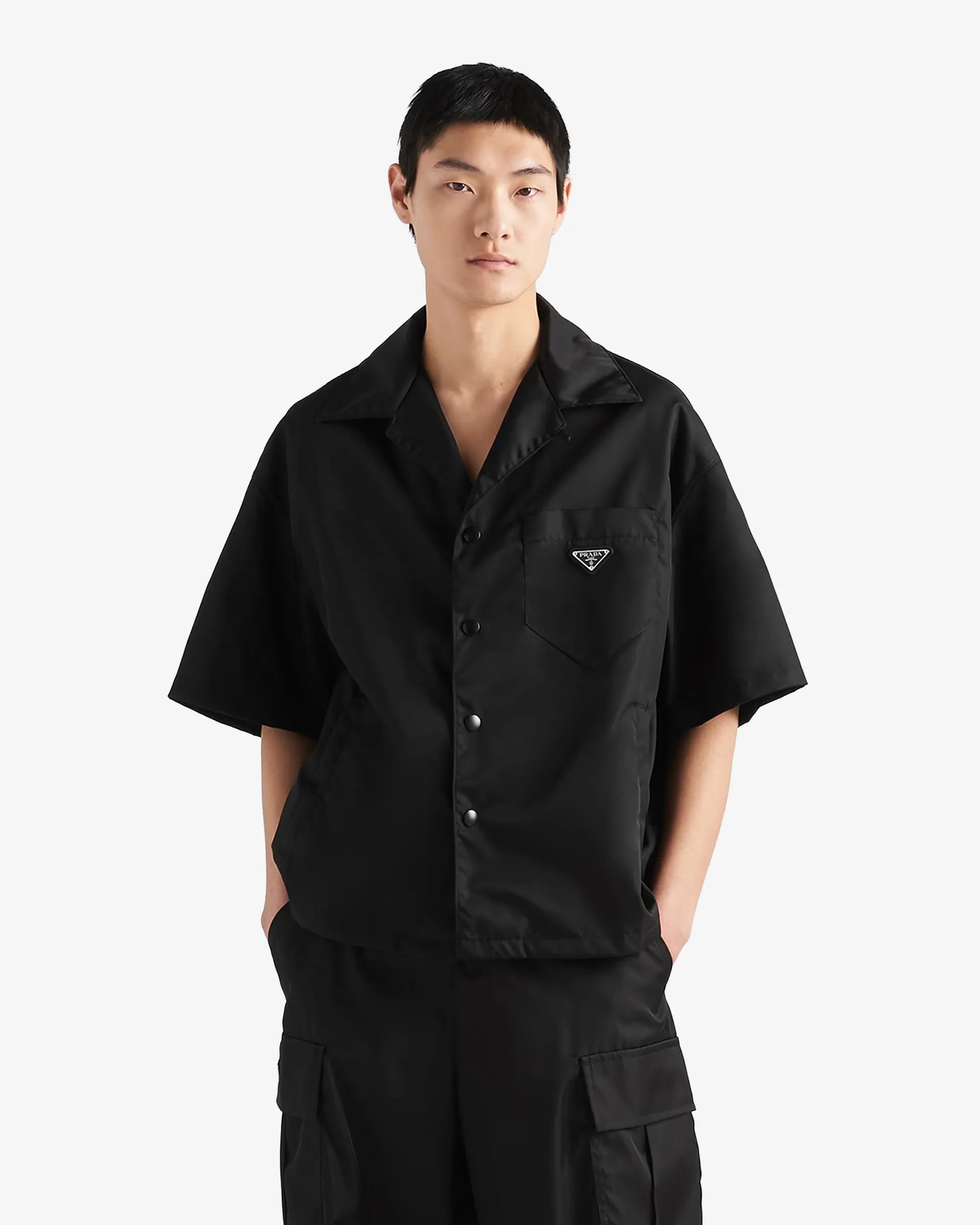 Camicia bowling in Re-Nylon