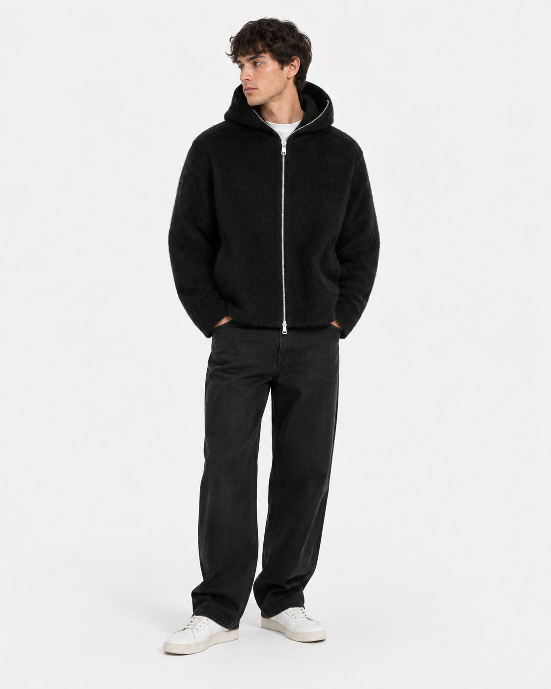 MAGLIA IN LANA FULL ZIP
