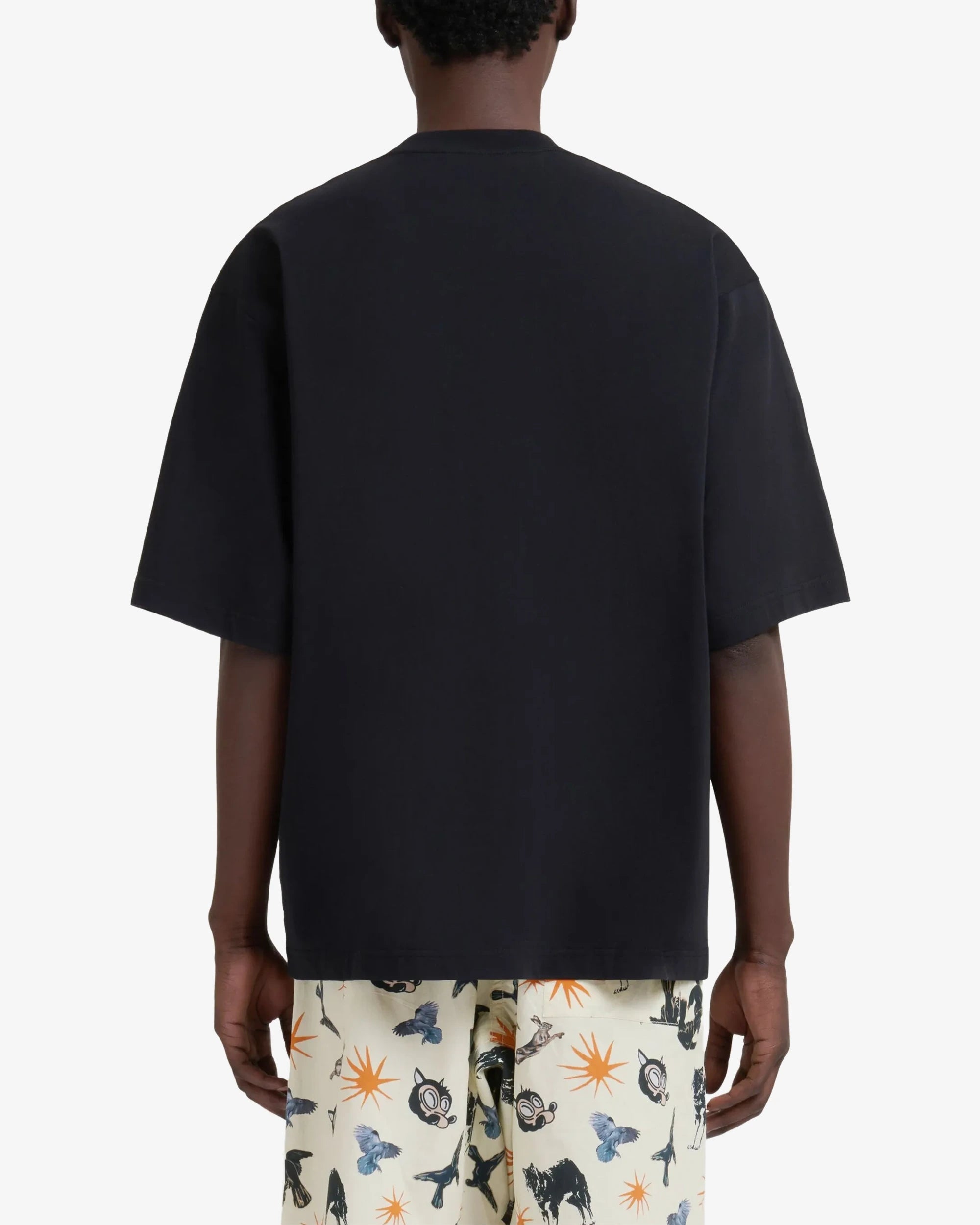 T-shirt con logo ricamato