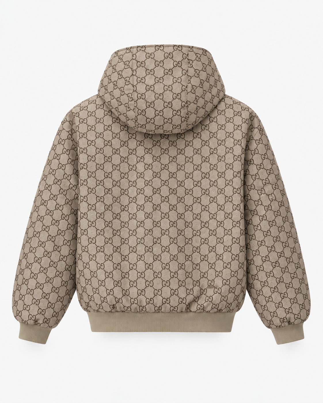 Giubbino reversibile in cotone nero