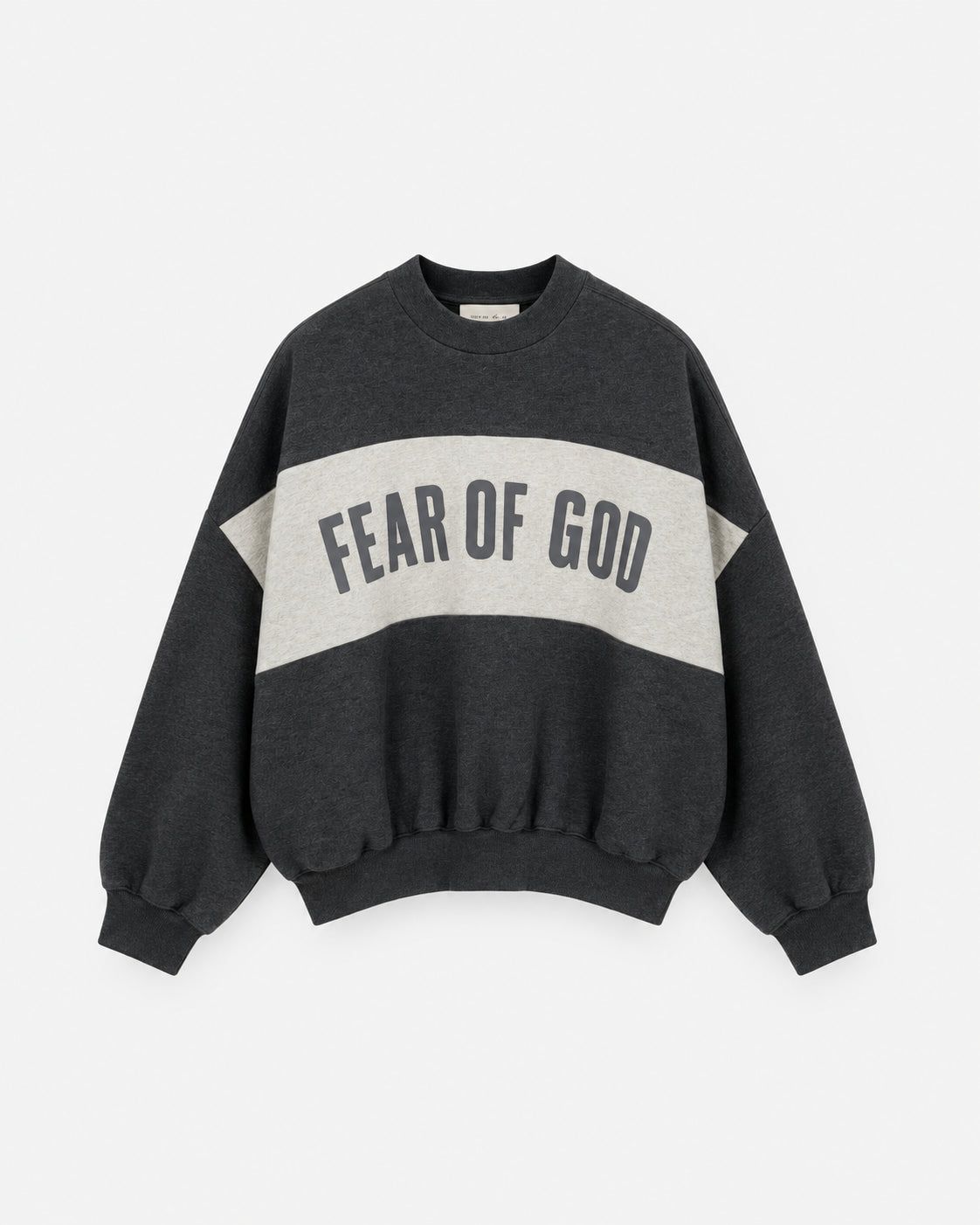 Felpa oversize in misto cotone
