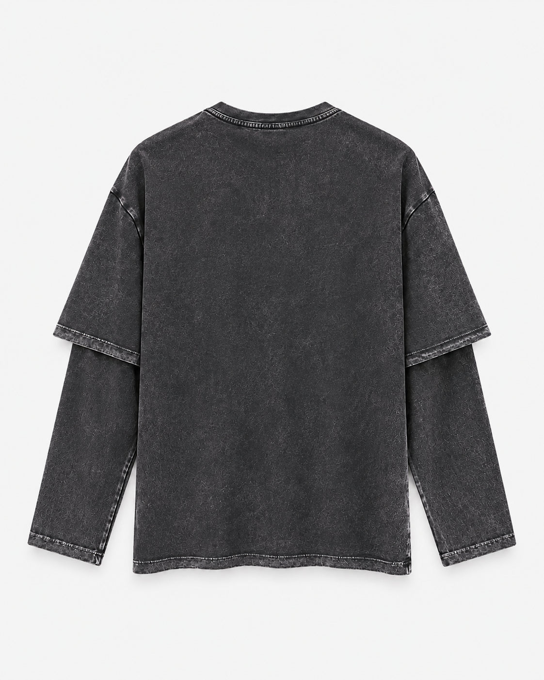 T-SHIRT DOPPIA MANICA CON STAMPA METALLIC