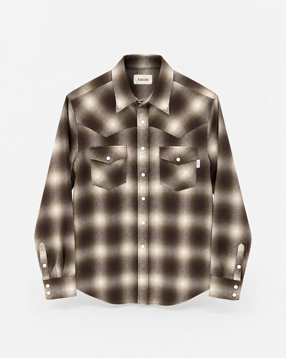 CAMICIA TEXACO CON MOTIVO A QUADRI