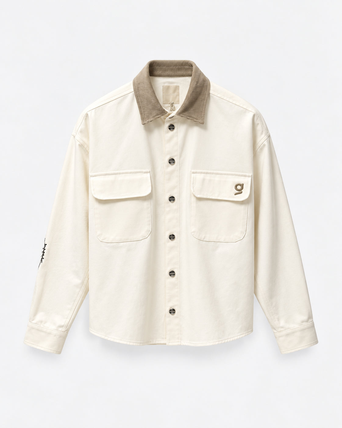 OVERSHIRT UOMO CON DETTAGLI A CONTRASTO