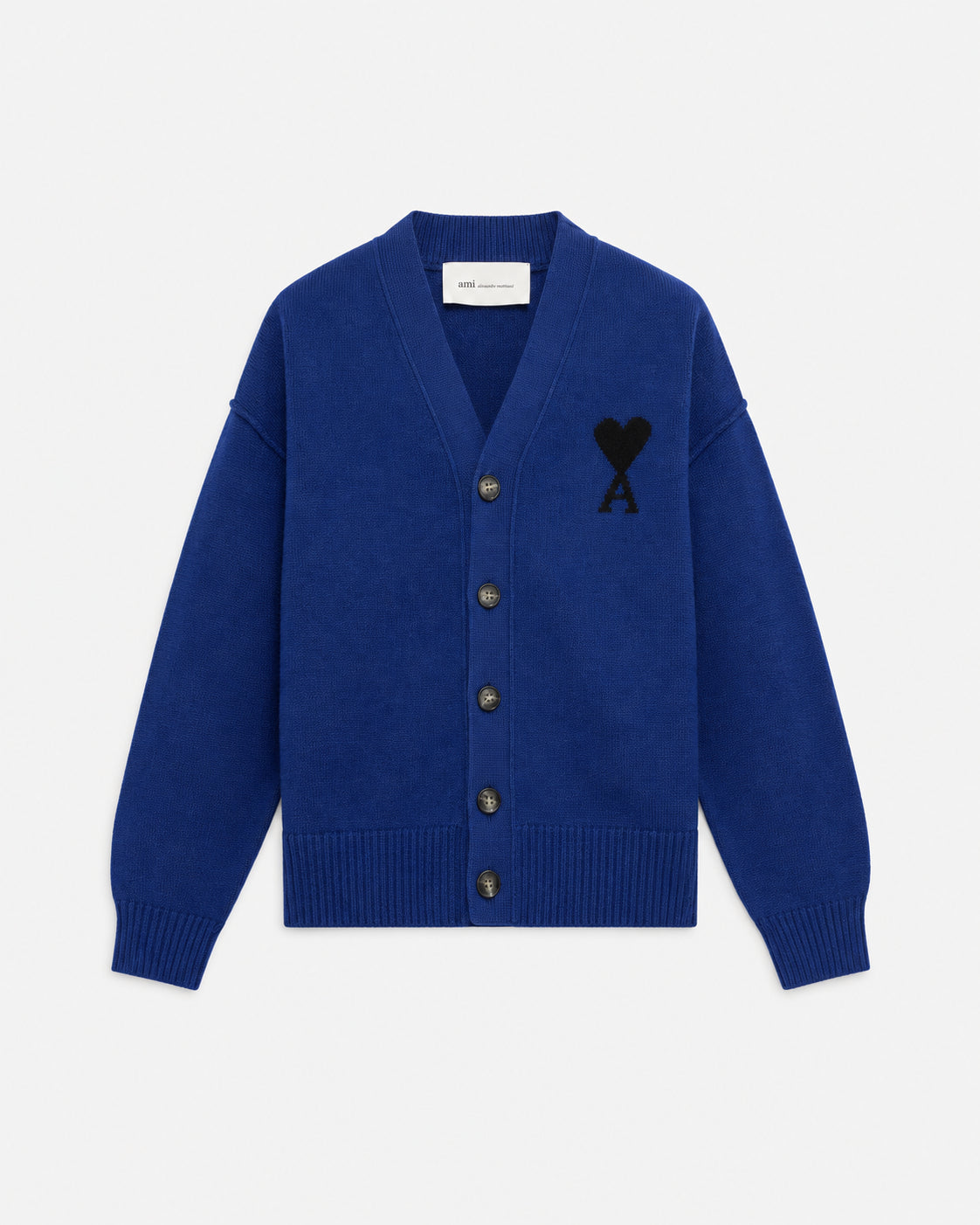 Cardigan Ami De Coeur blu in lana