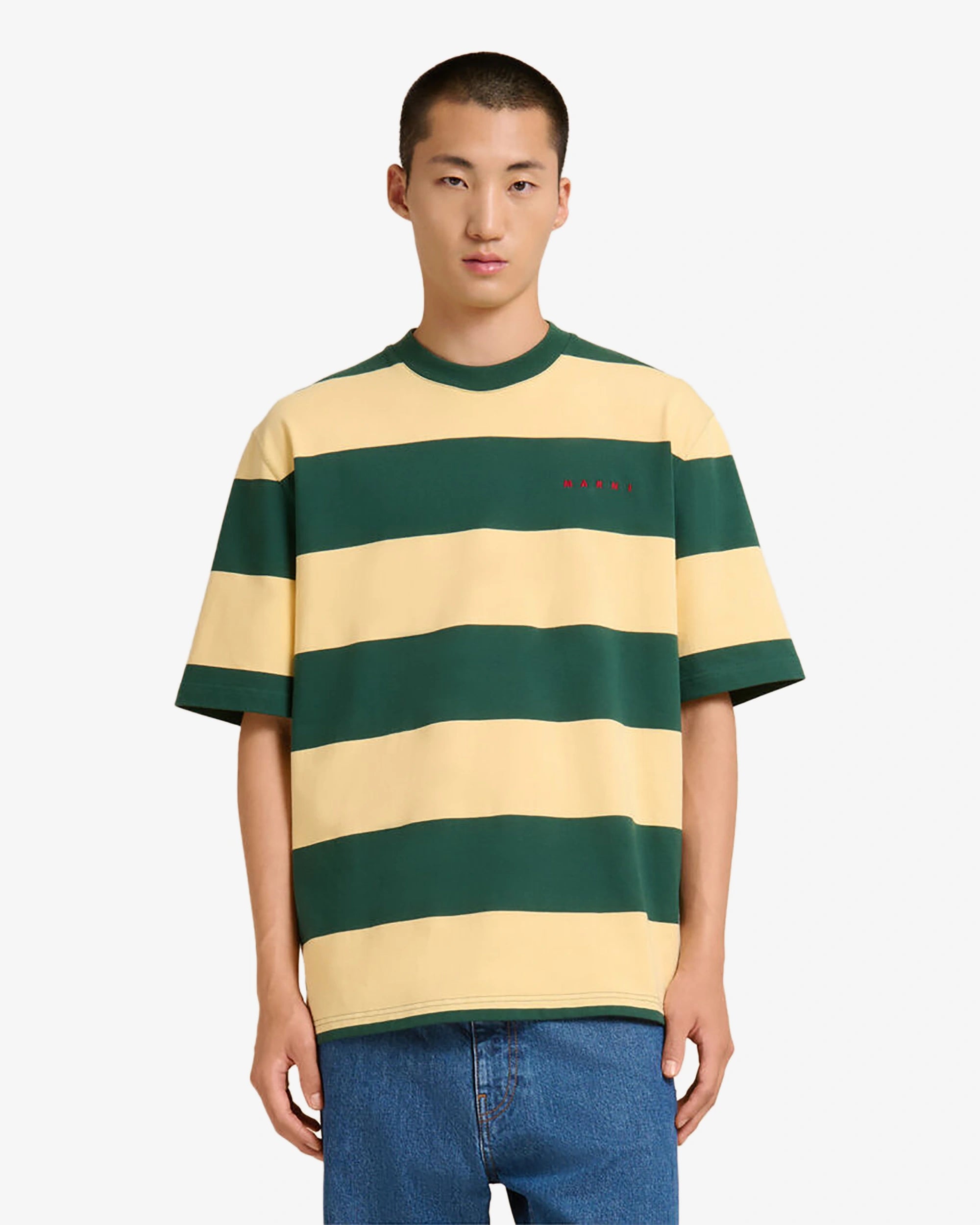 T-shirt a maxi righe