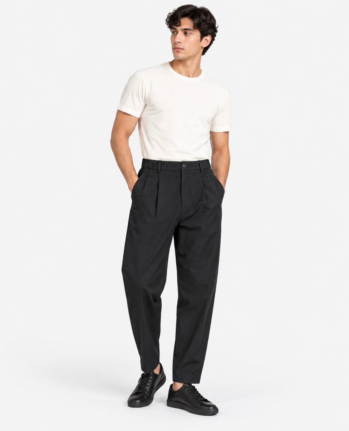 PANTALONE STRAIGHT FIT IN COTONE