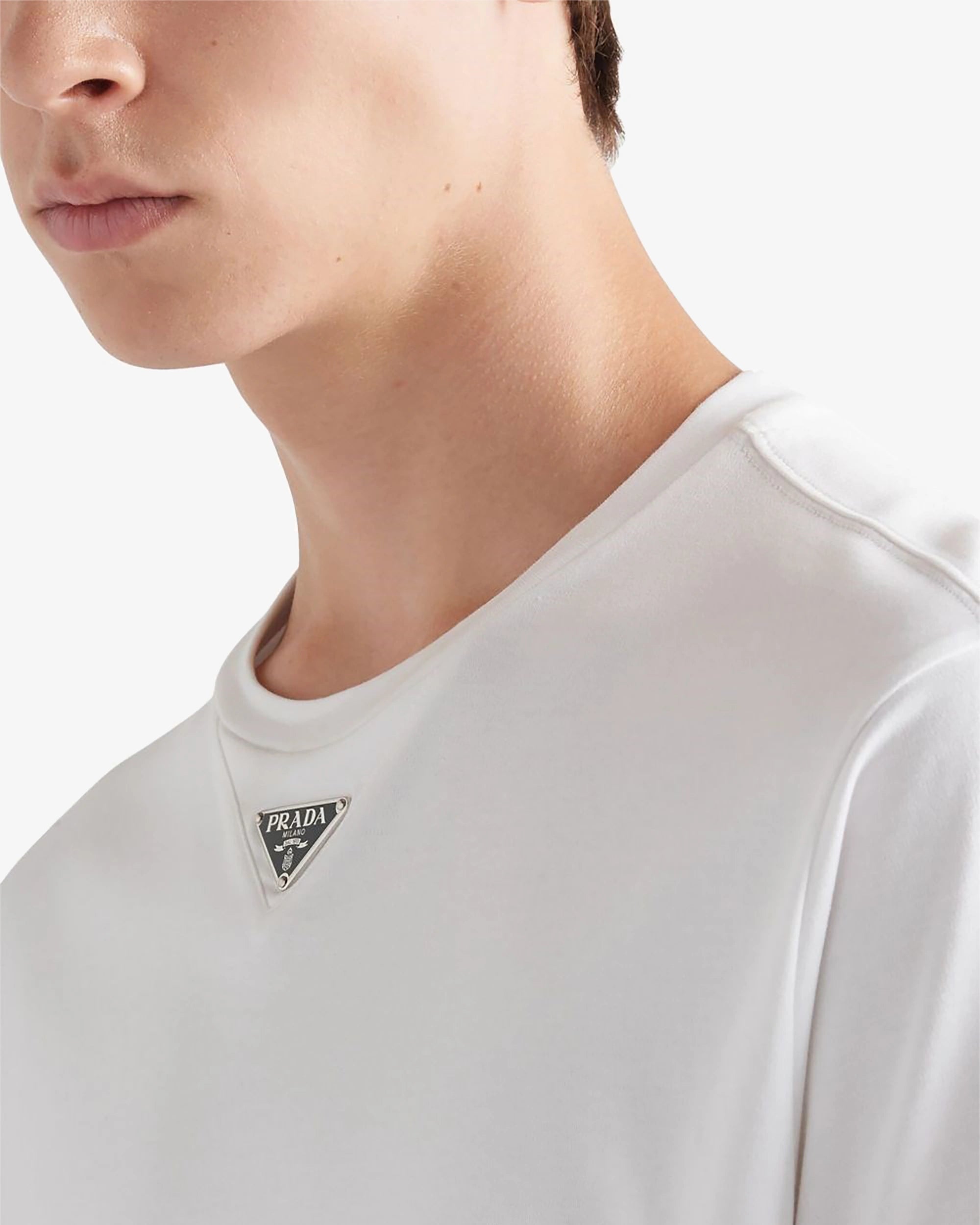 T-shirt oversize in cotone con logo