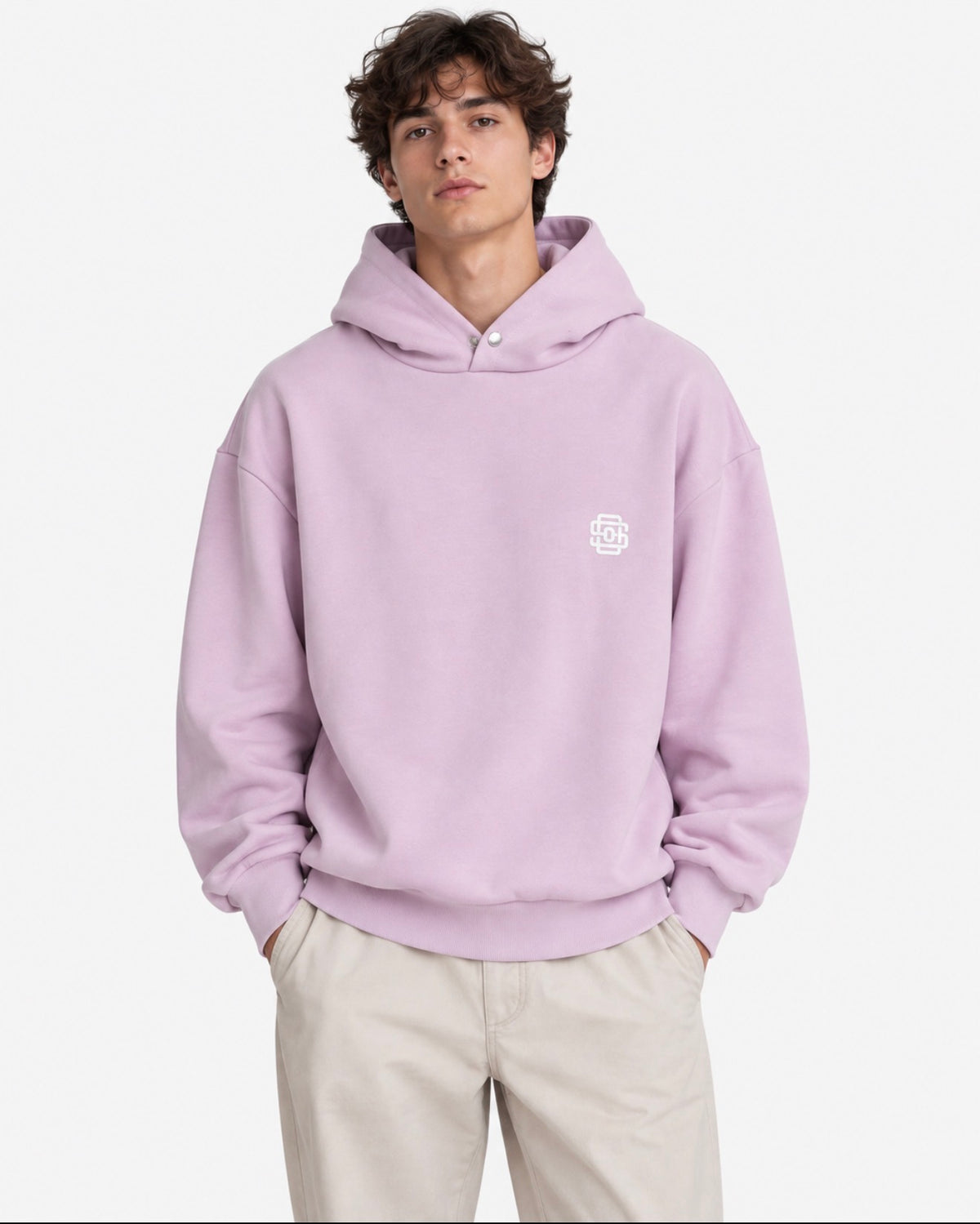 FELPA OVERSIZE CON CAPPUCCIO