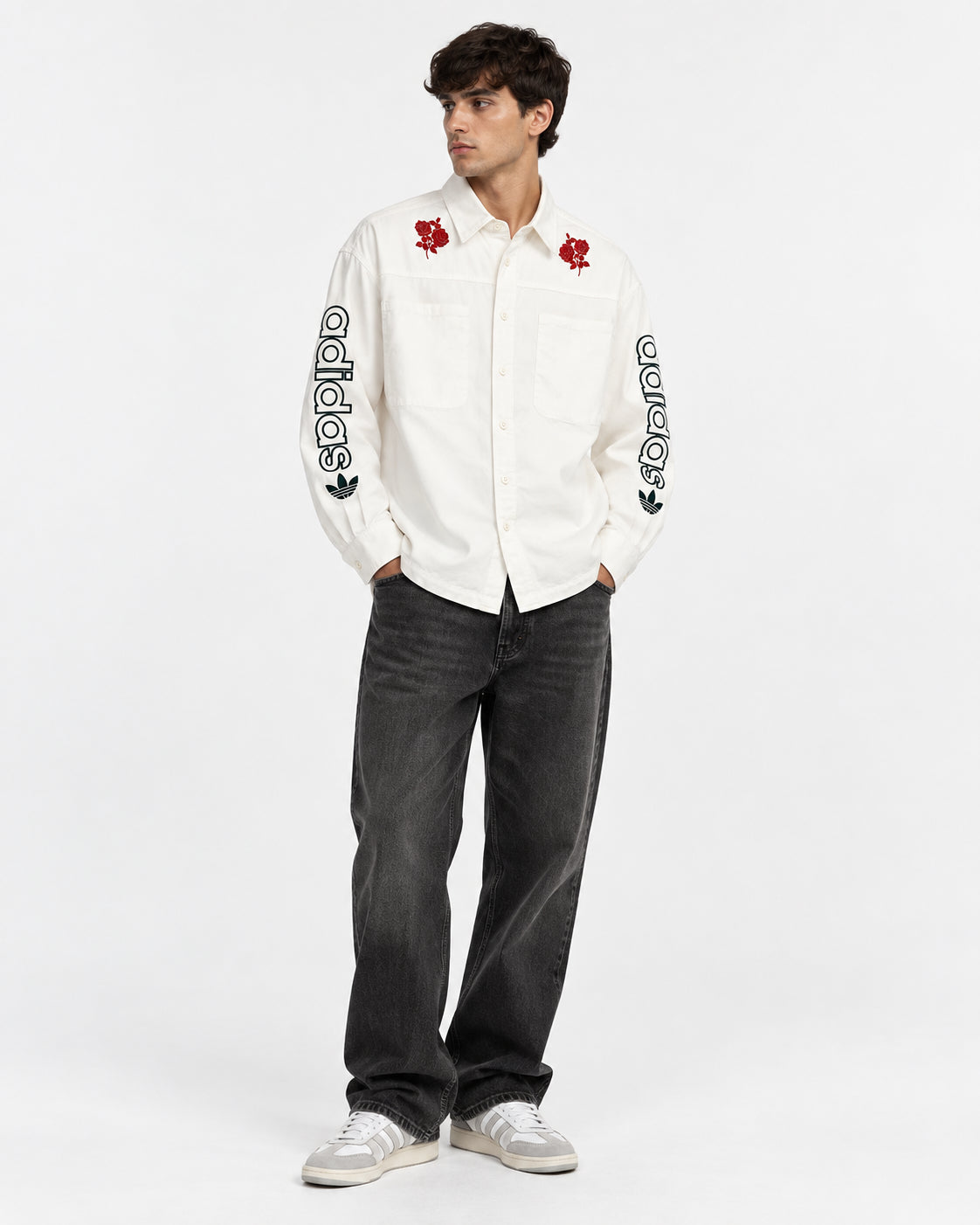 adidas Originals x Willy Chavarria Logo Relaxed Men's Shirt