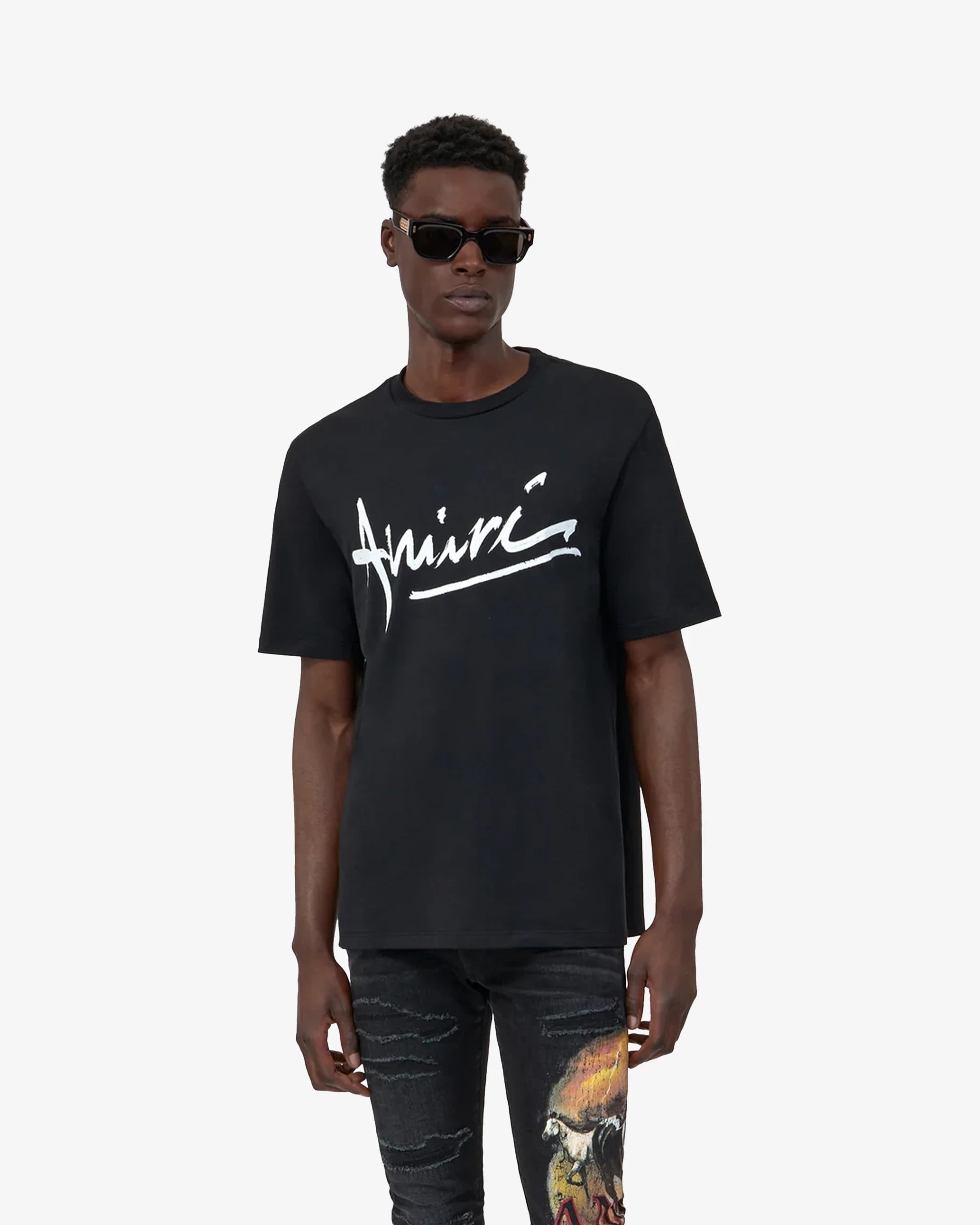 T-Shirt graffiti nera