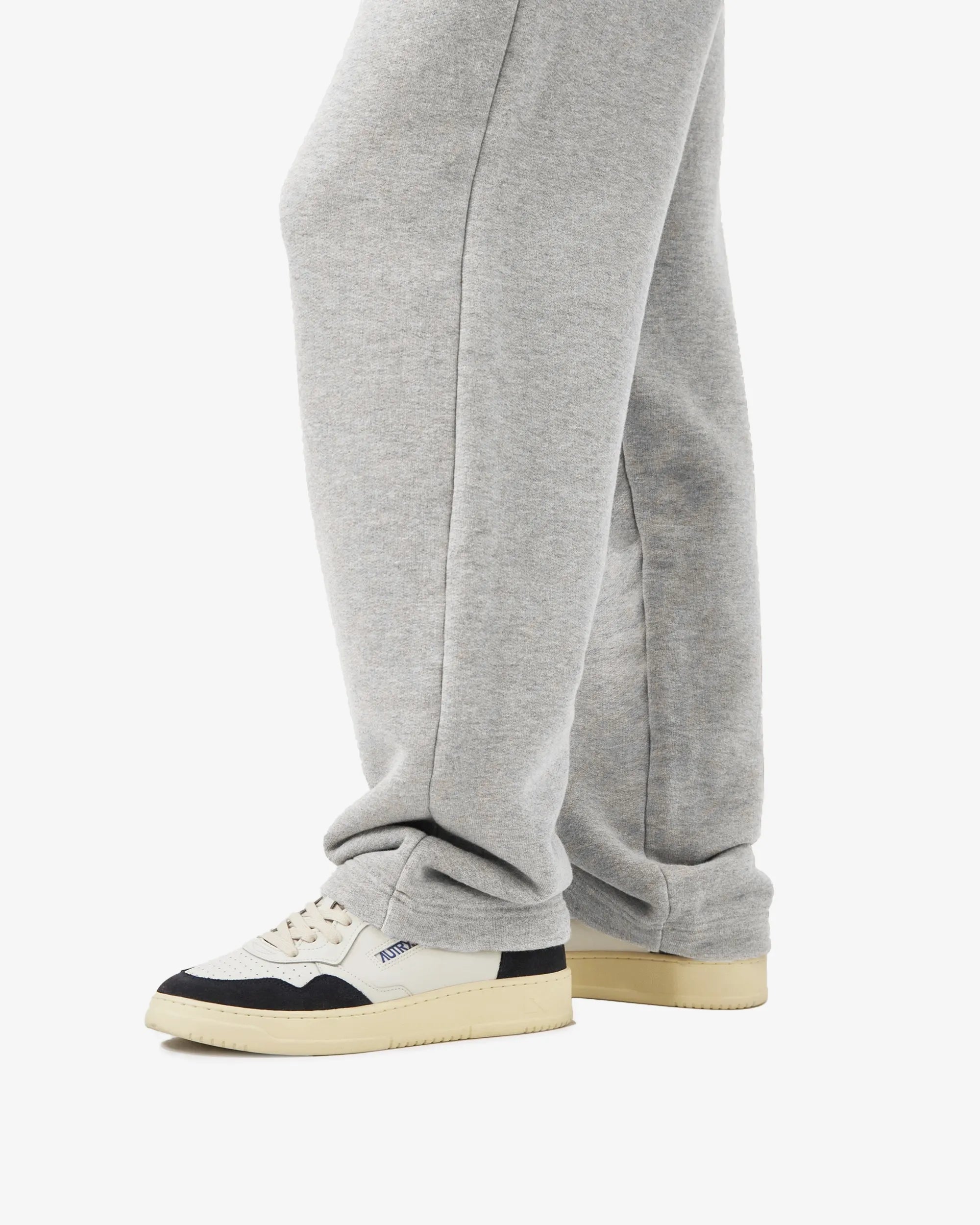 MEDALIST LOW IN PELLE BIANCA E SUEDE BLU