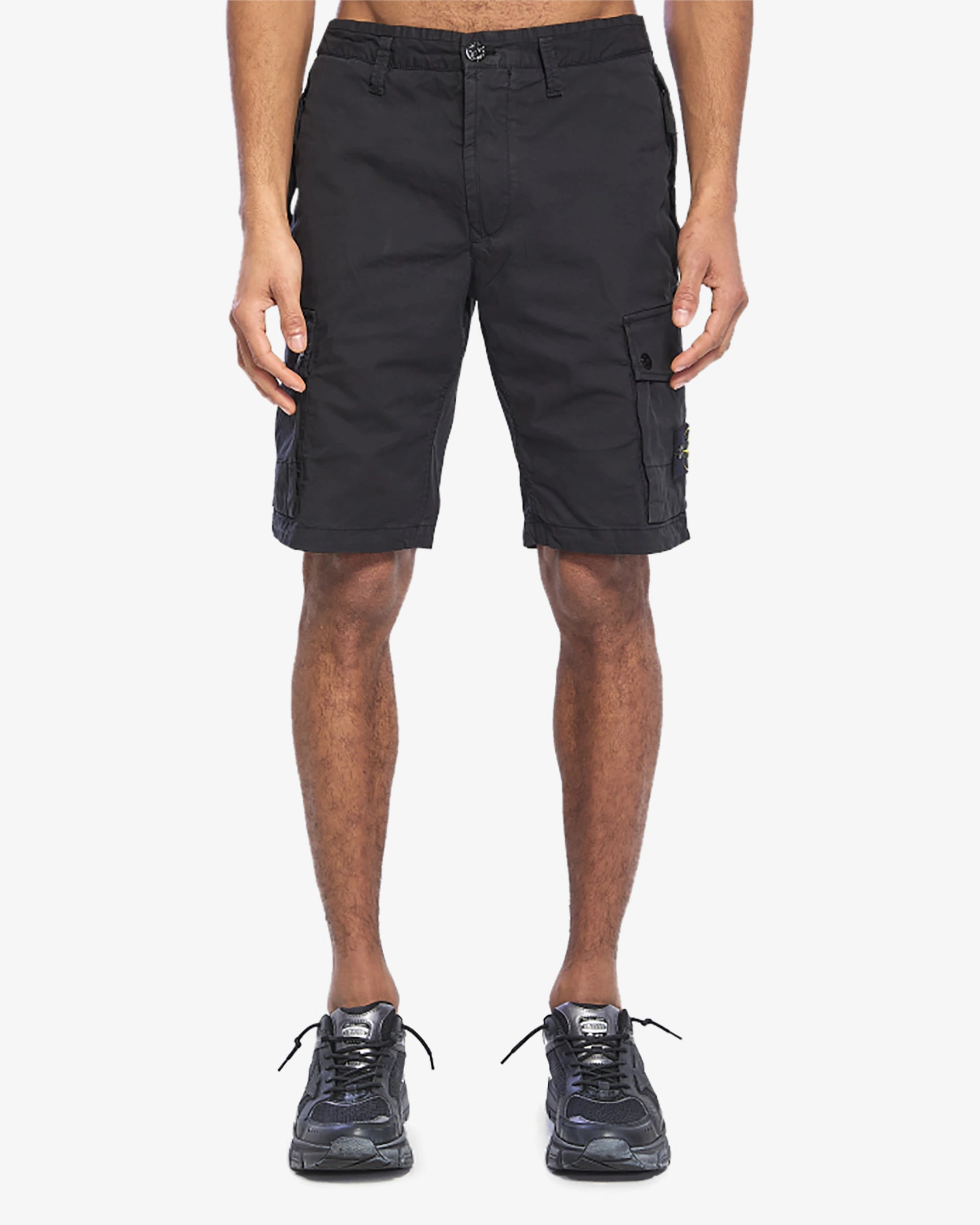 Bermuda cargo in twill di cotone
