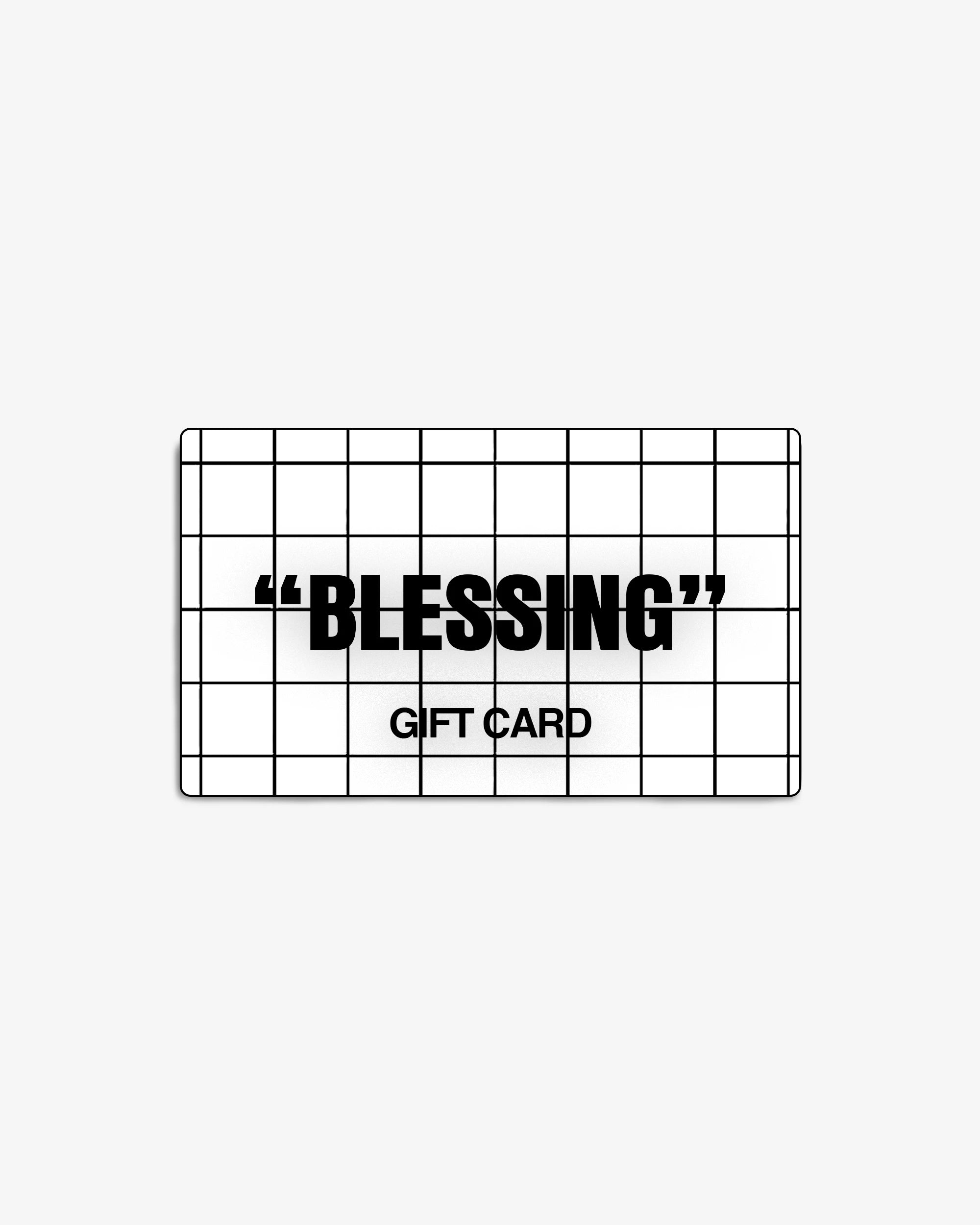 "BLESSING" GIFT CARD