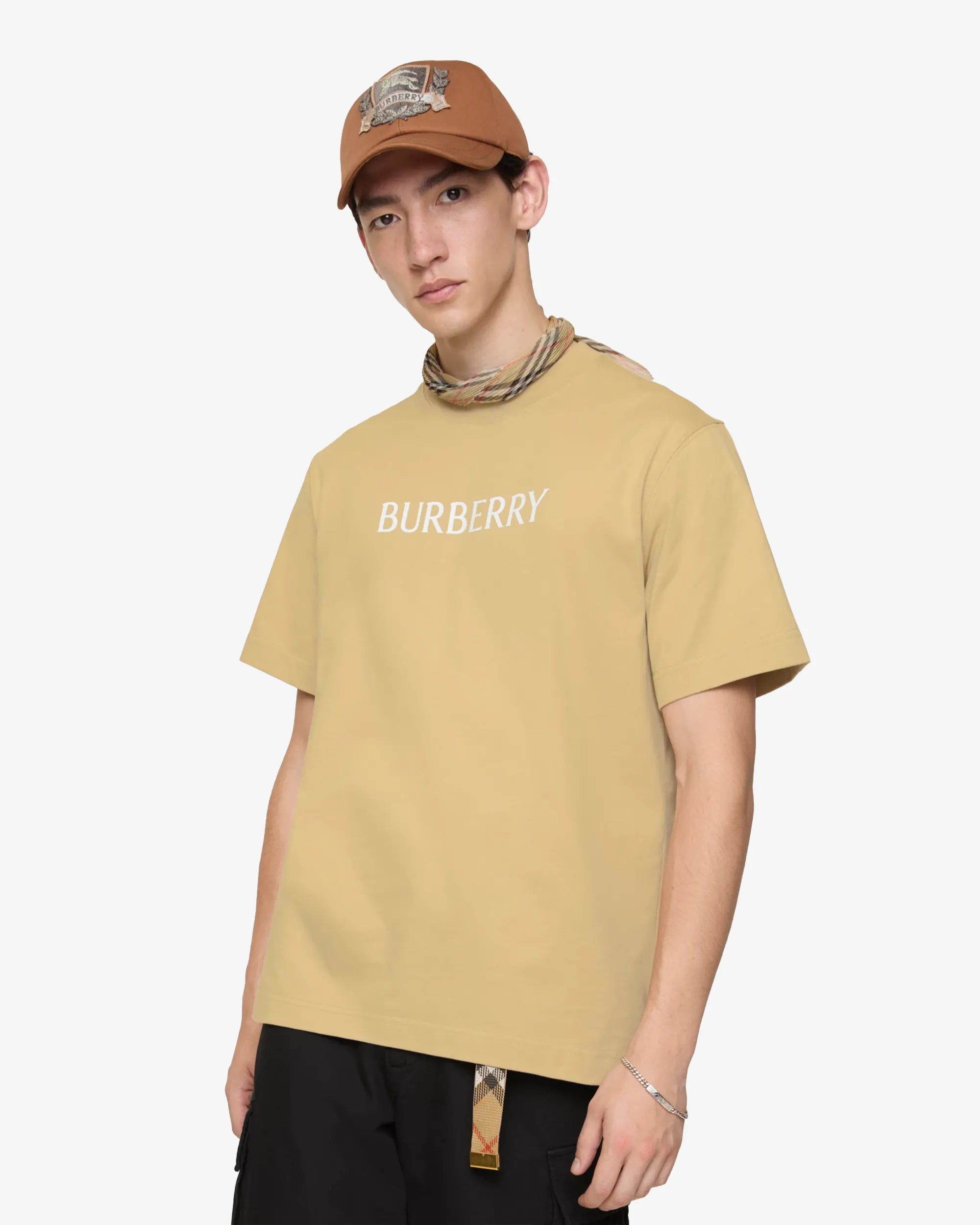 T-shirt in cotone con logo