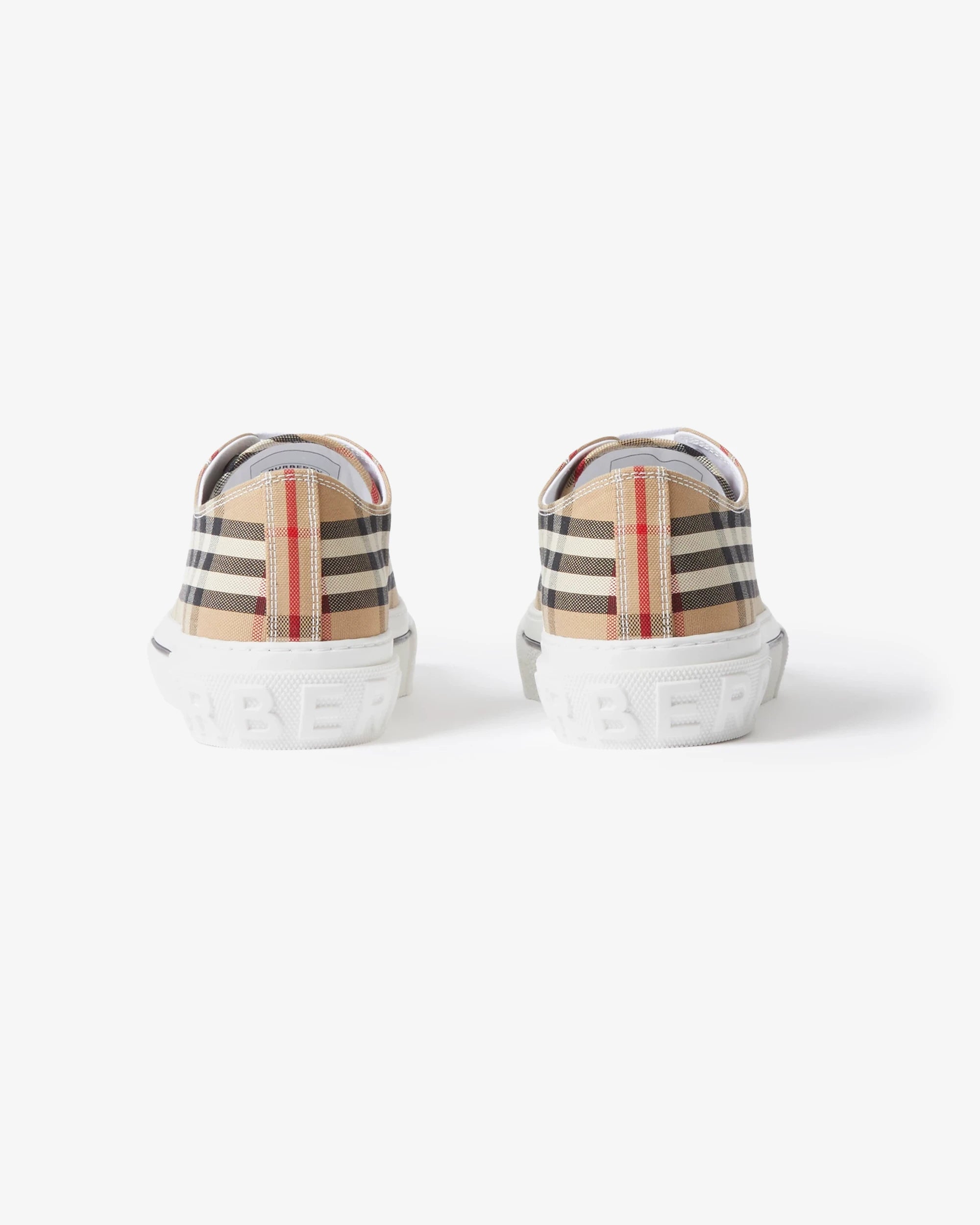 Sneaker in cotone Check