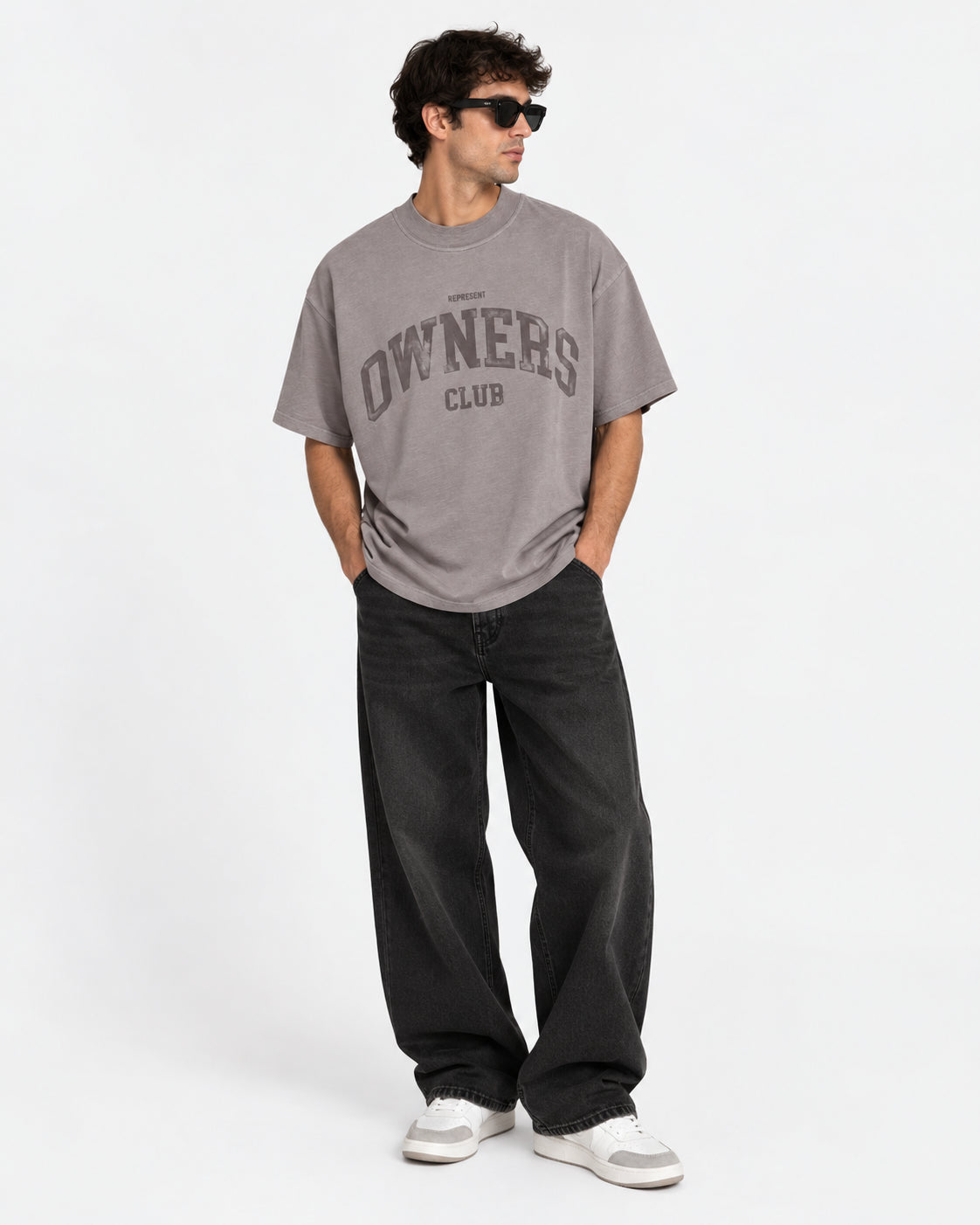 Represent Owners T-Shirt Faded Black