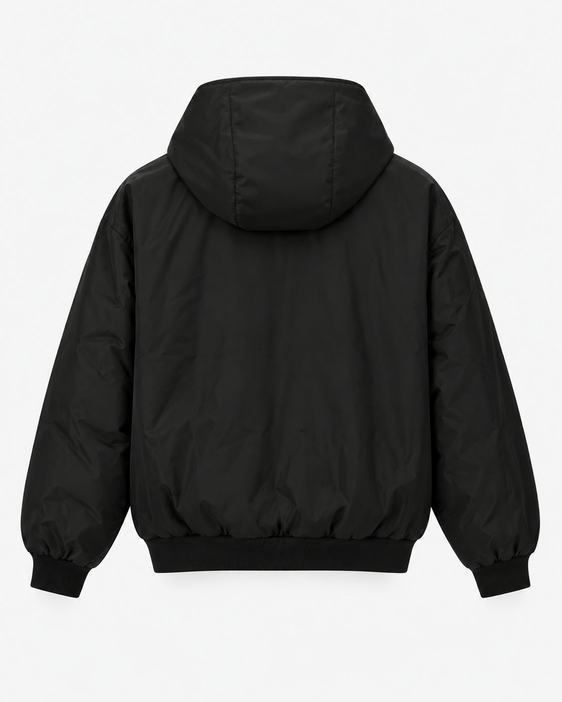 Giubbino reversibile in cotone nero