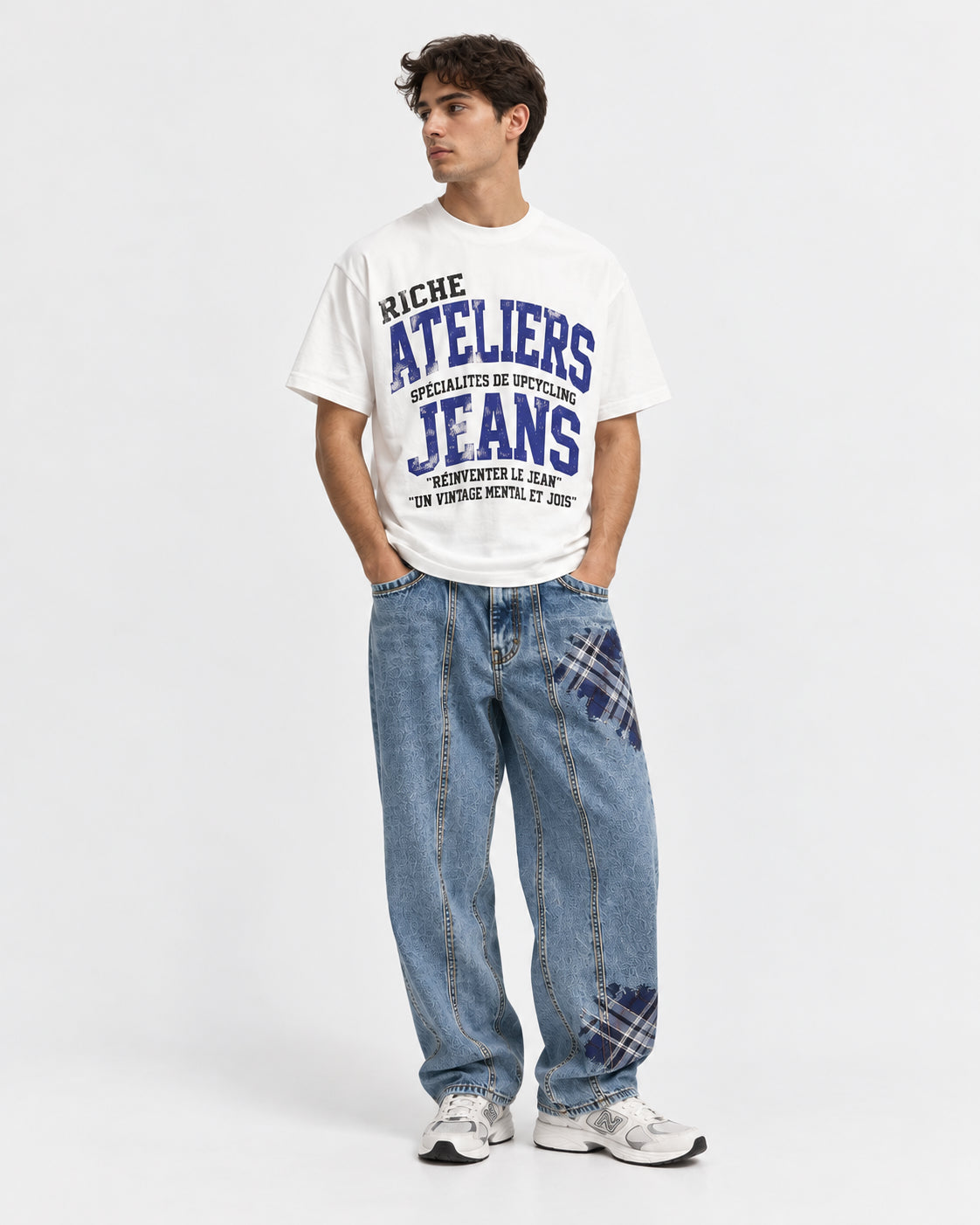 T-SHIRT OVERSIZE MAXI SCRITTA