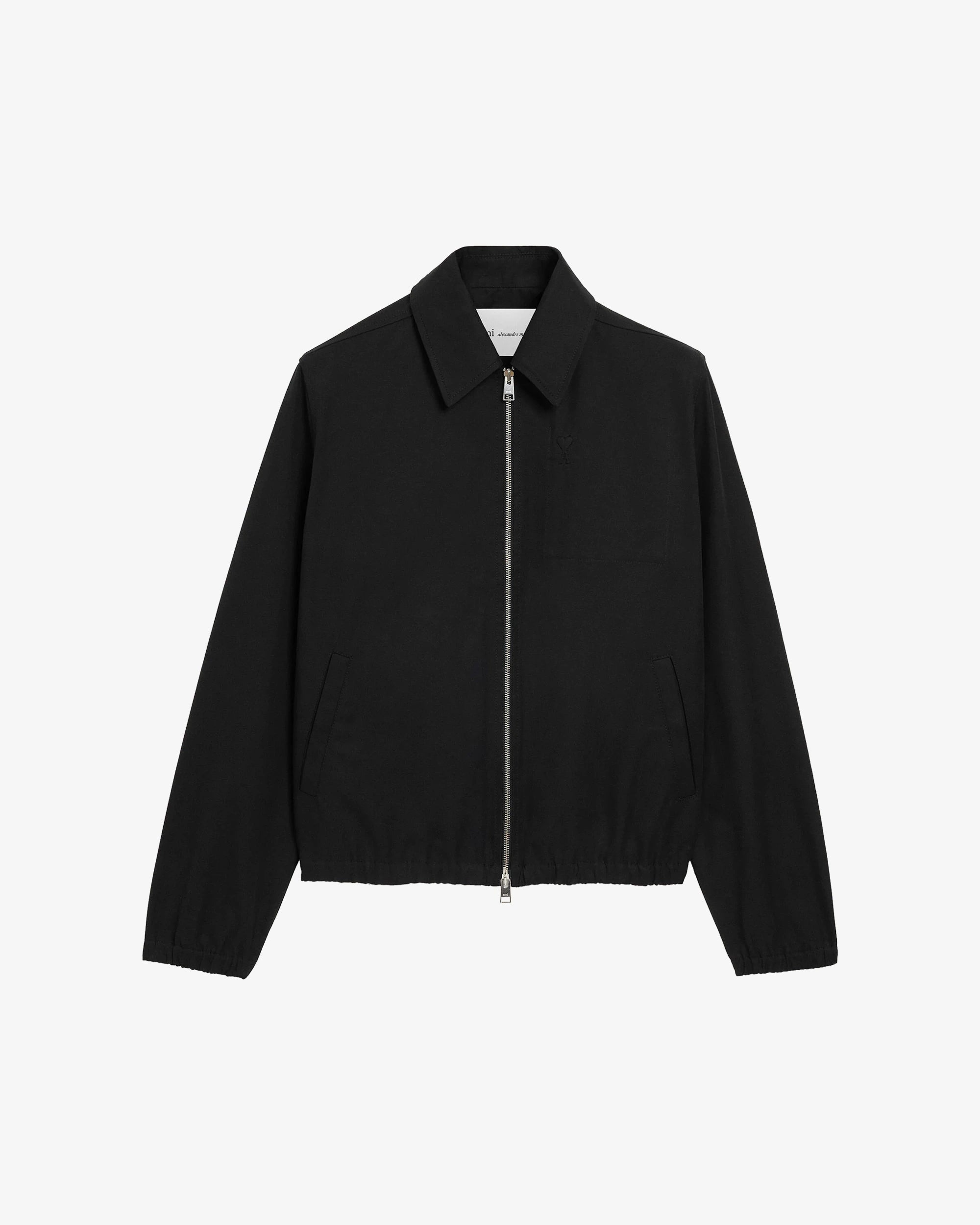 Giacca con zip Ami De Cœur in cotone nero