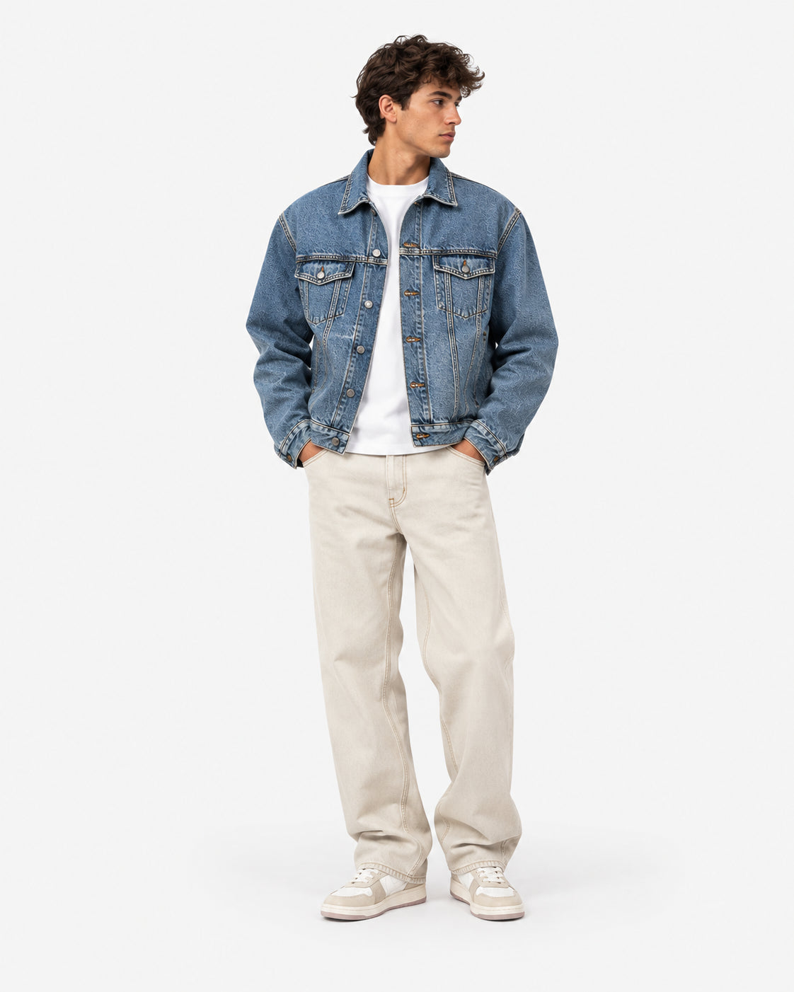 GIUBBINO AMISH UOMO  DENIM