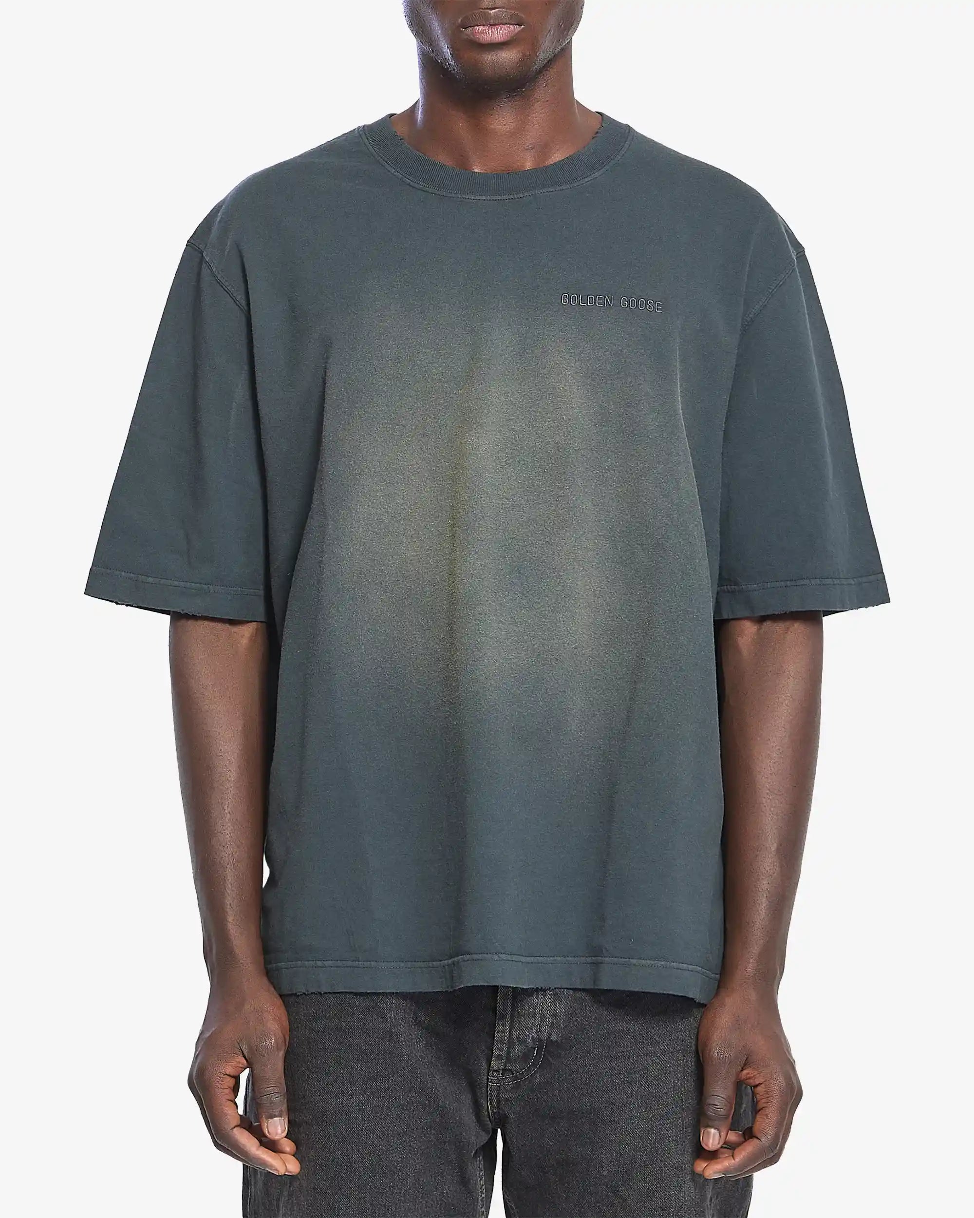 T-shirt in jersey di cotone con logo