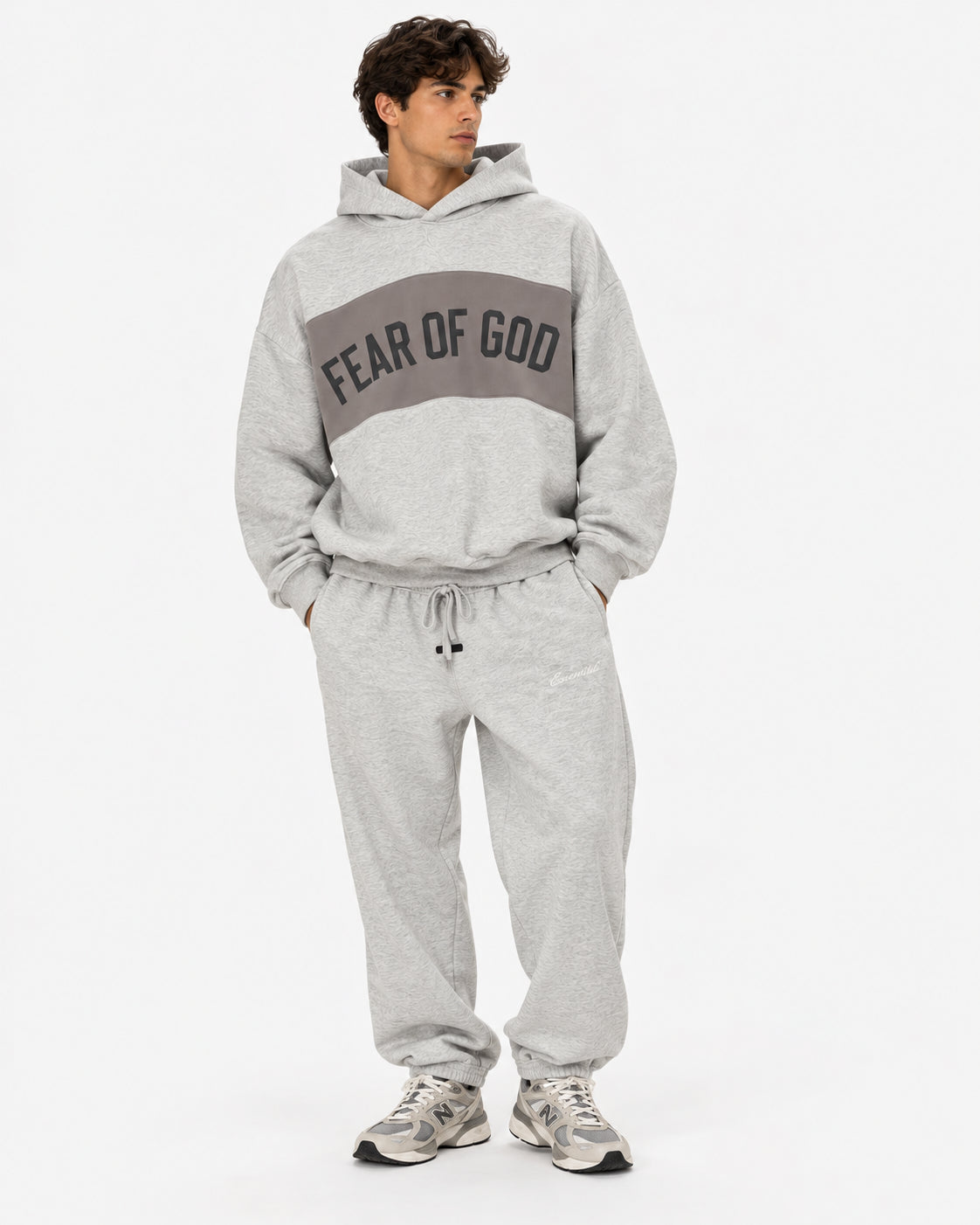 Felpa oversize in misto cotone