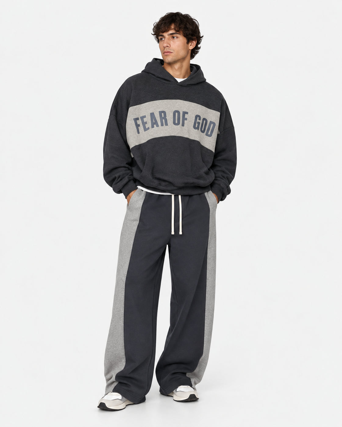 panelled track pants