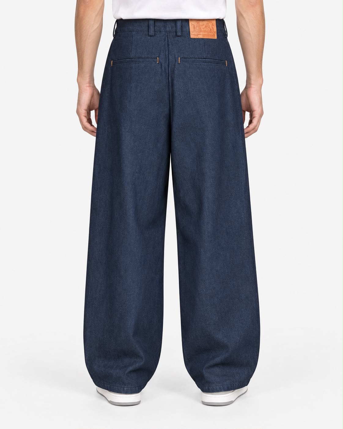 Jeans Balloon in Denim Grezzo Indigo Scuro 14oz