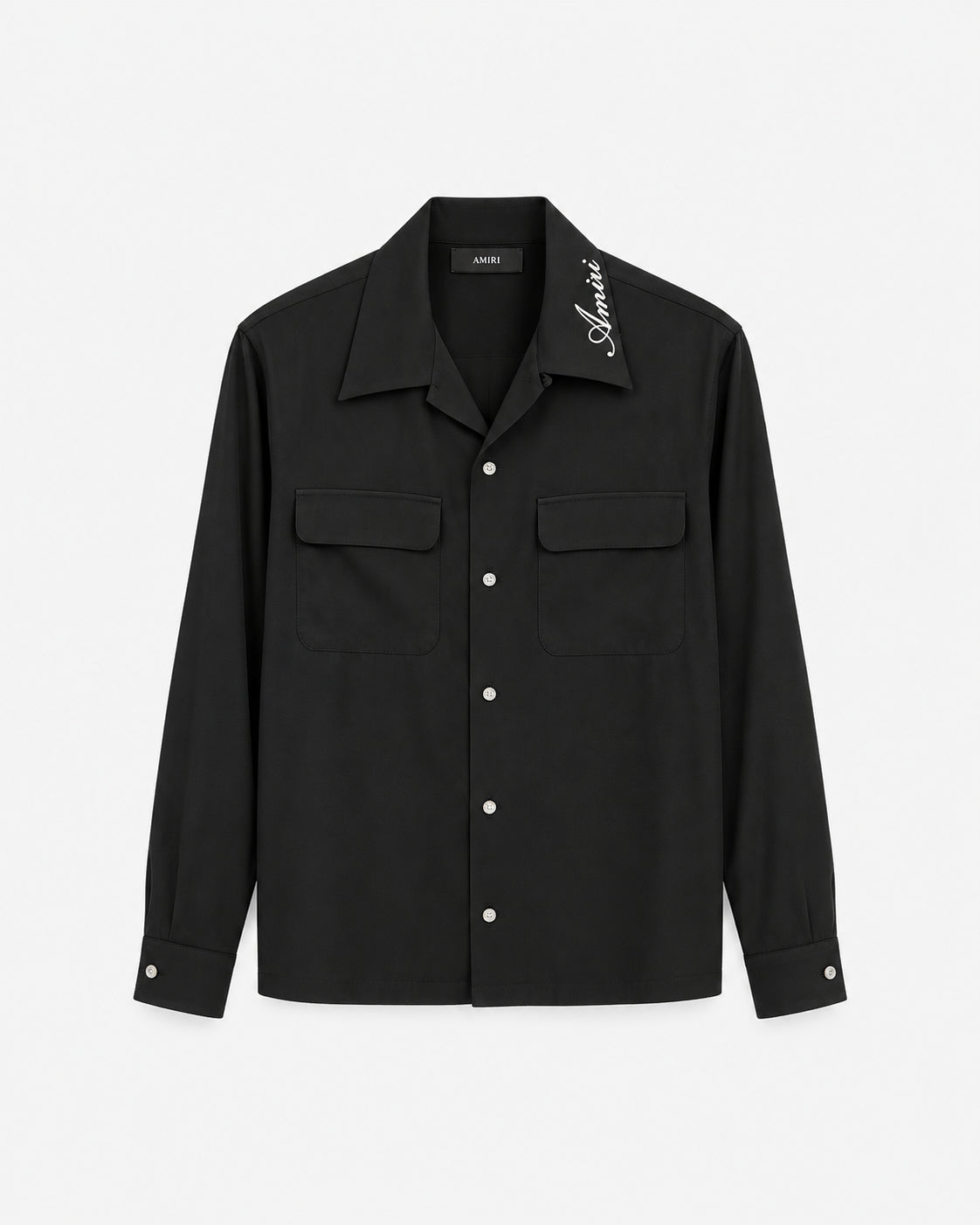 Camicia con tasche e logo