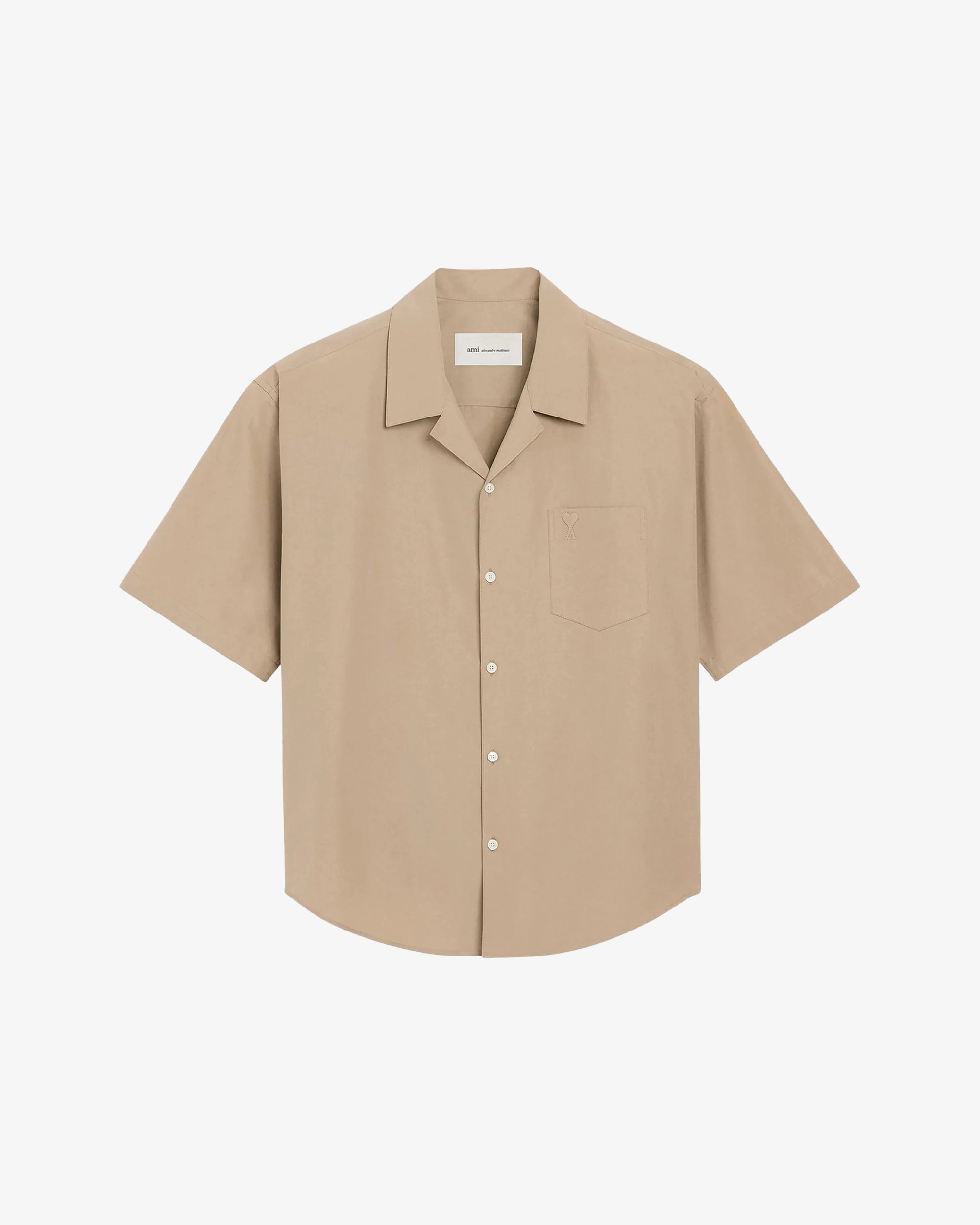 Camicia boxy con collo aperto