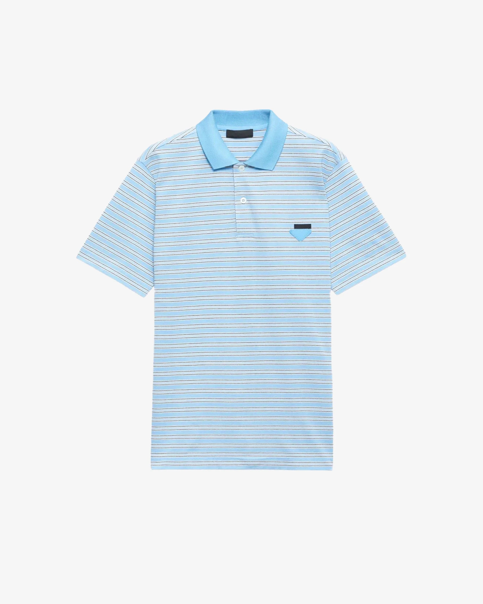 Polo in cotone a righe