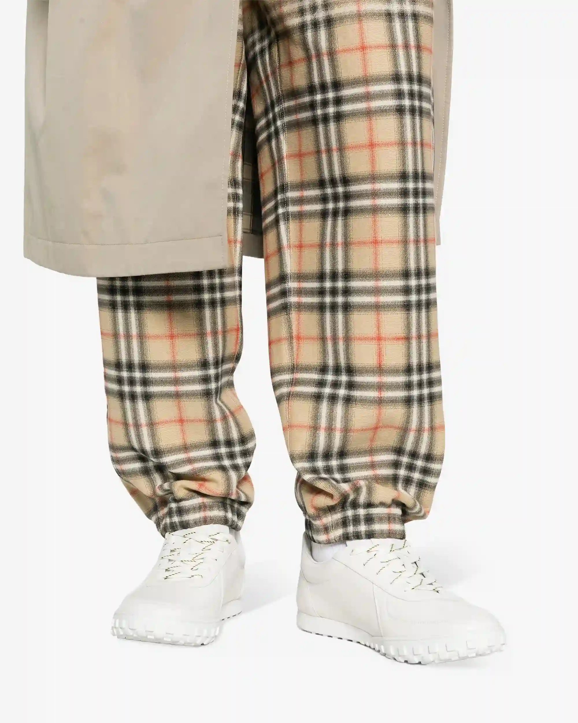 Pantaloni della Tuta con Check sfumato