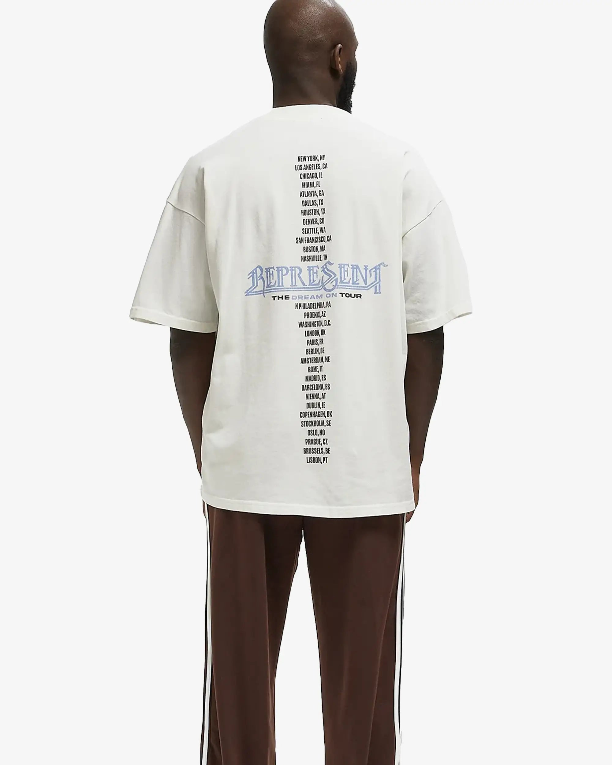 T-Shirt "GOLDEN TOUR" bianca