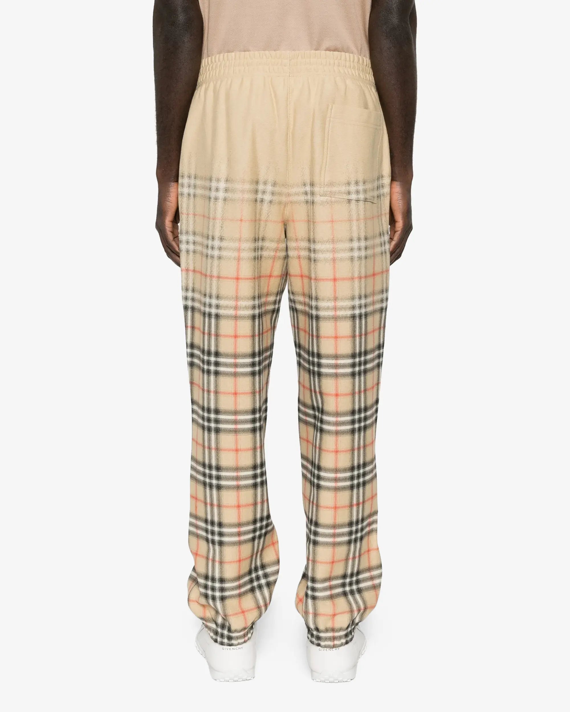Pantaloni della Tuta con Check sfumato