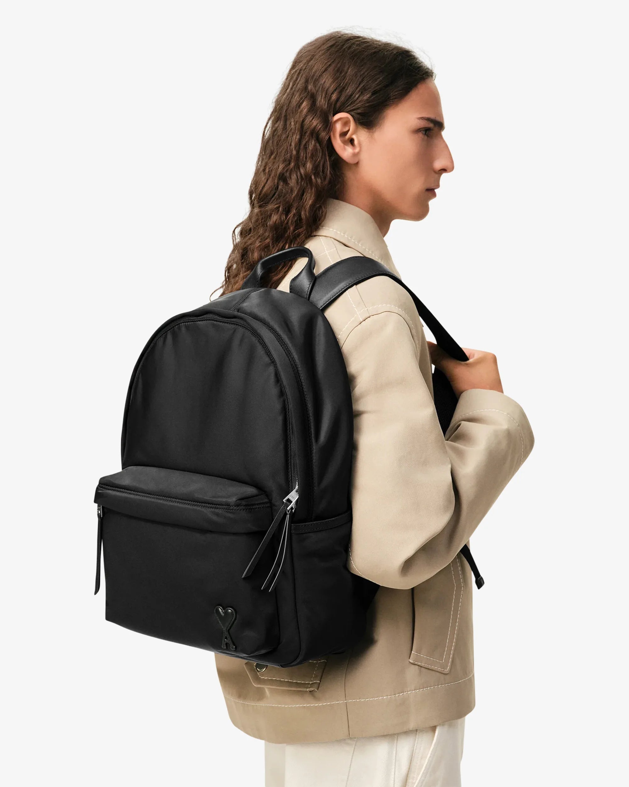 Zaino Marcel in nylon nero