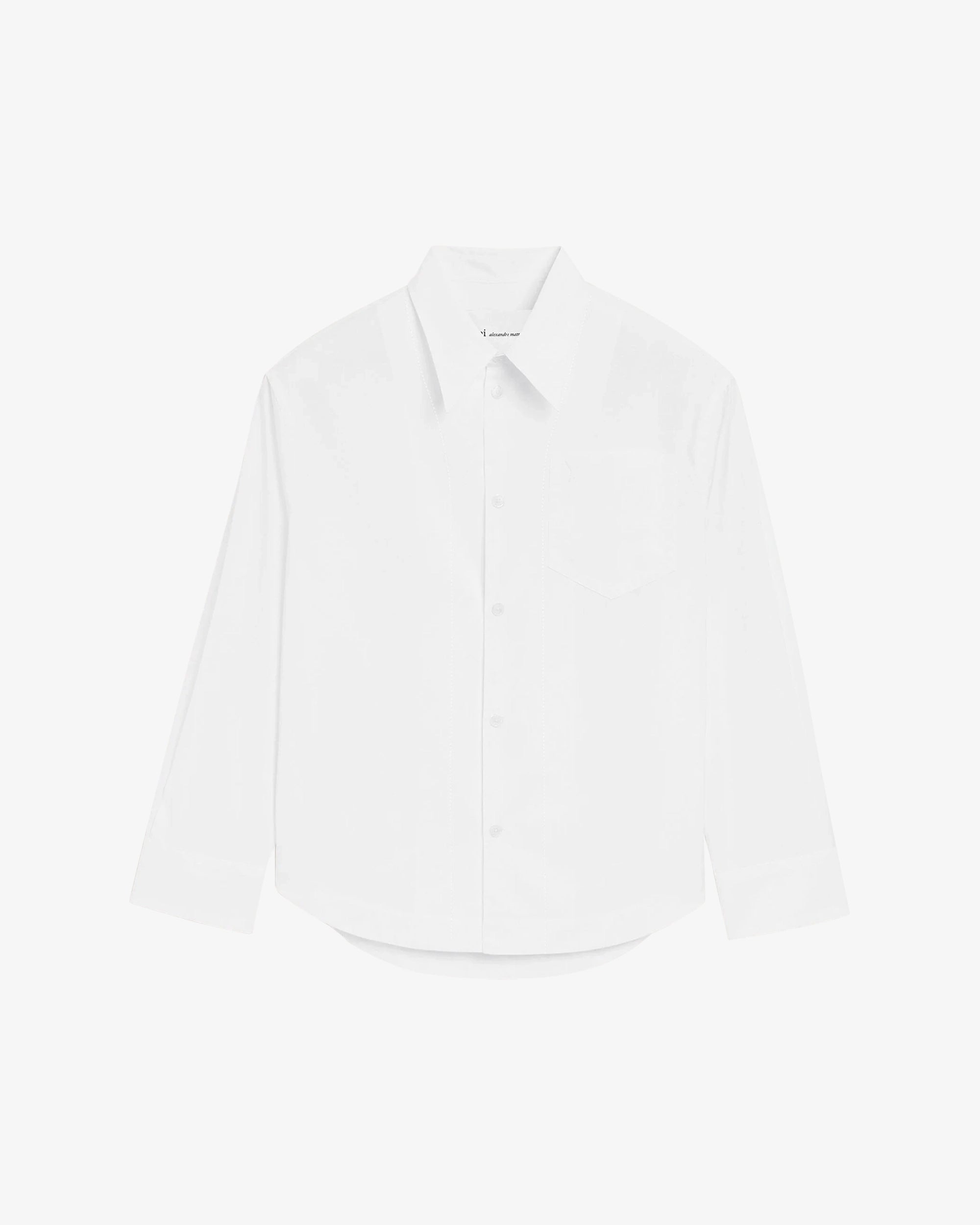 Camicia ampia con colletto a punta