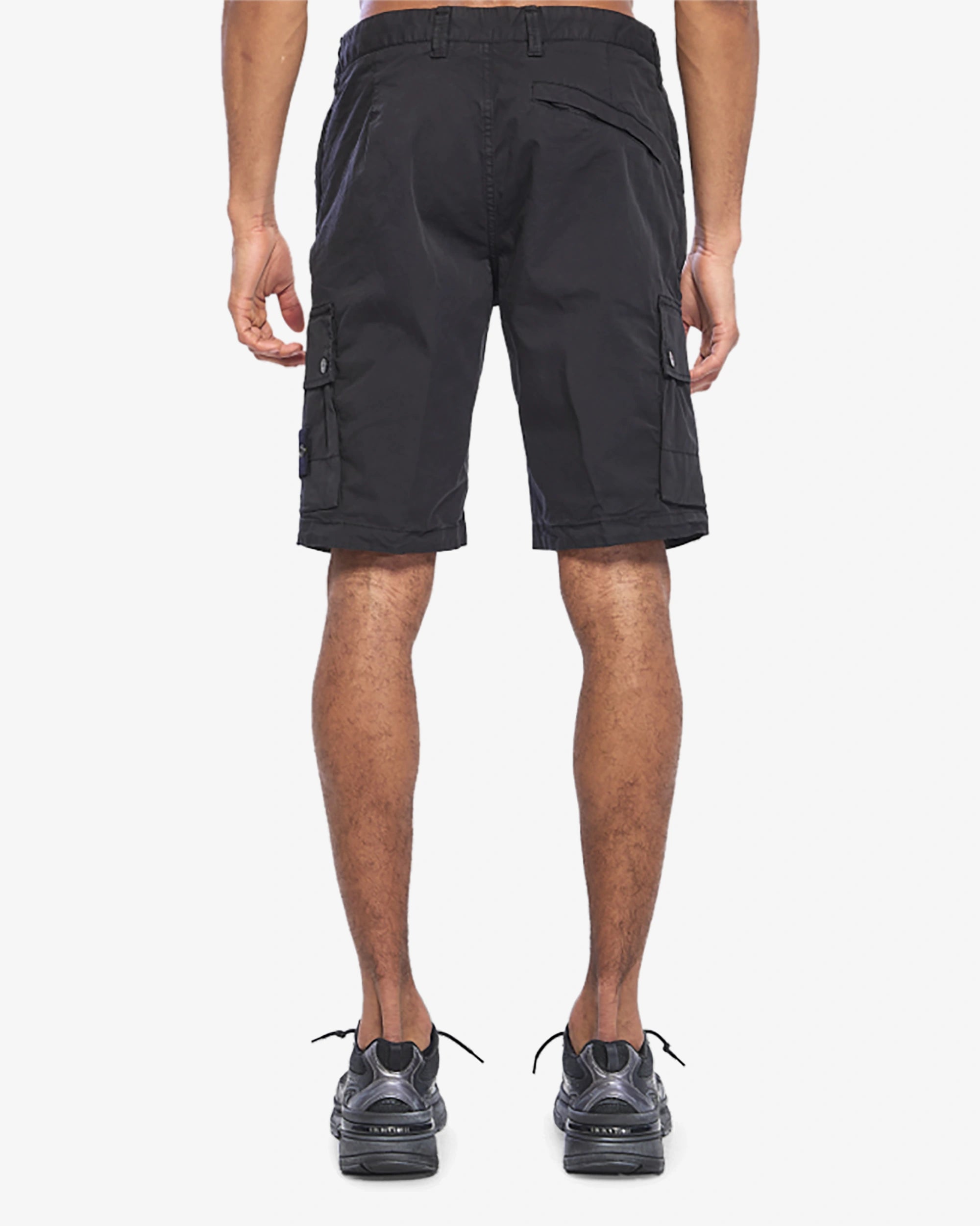 Bermuda cargo in twill di cotone