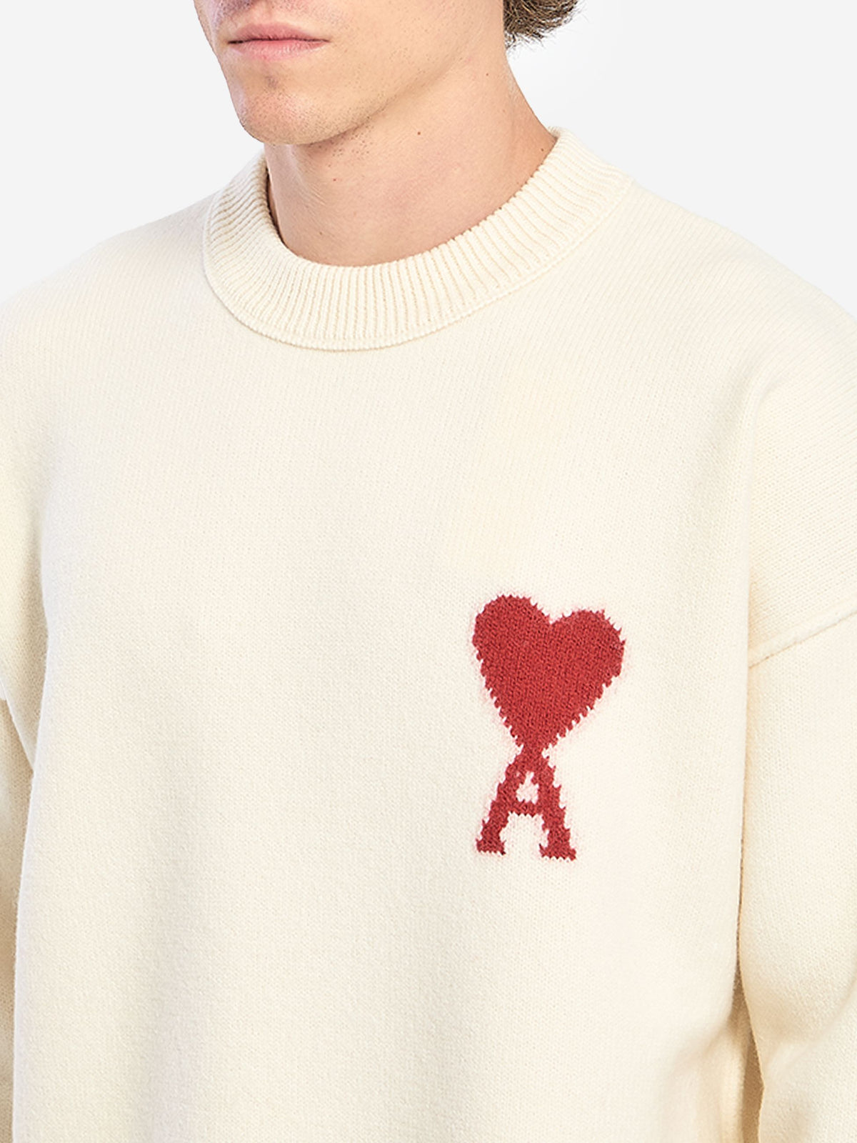 Maglione girocollo Ami de Coeur in lana