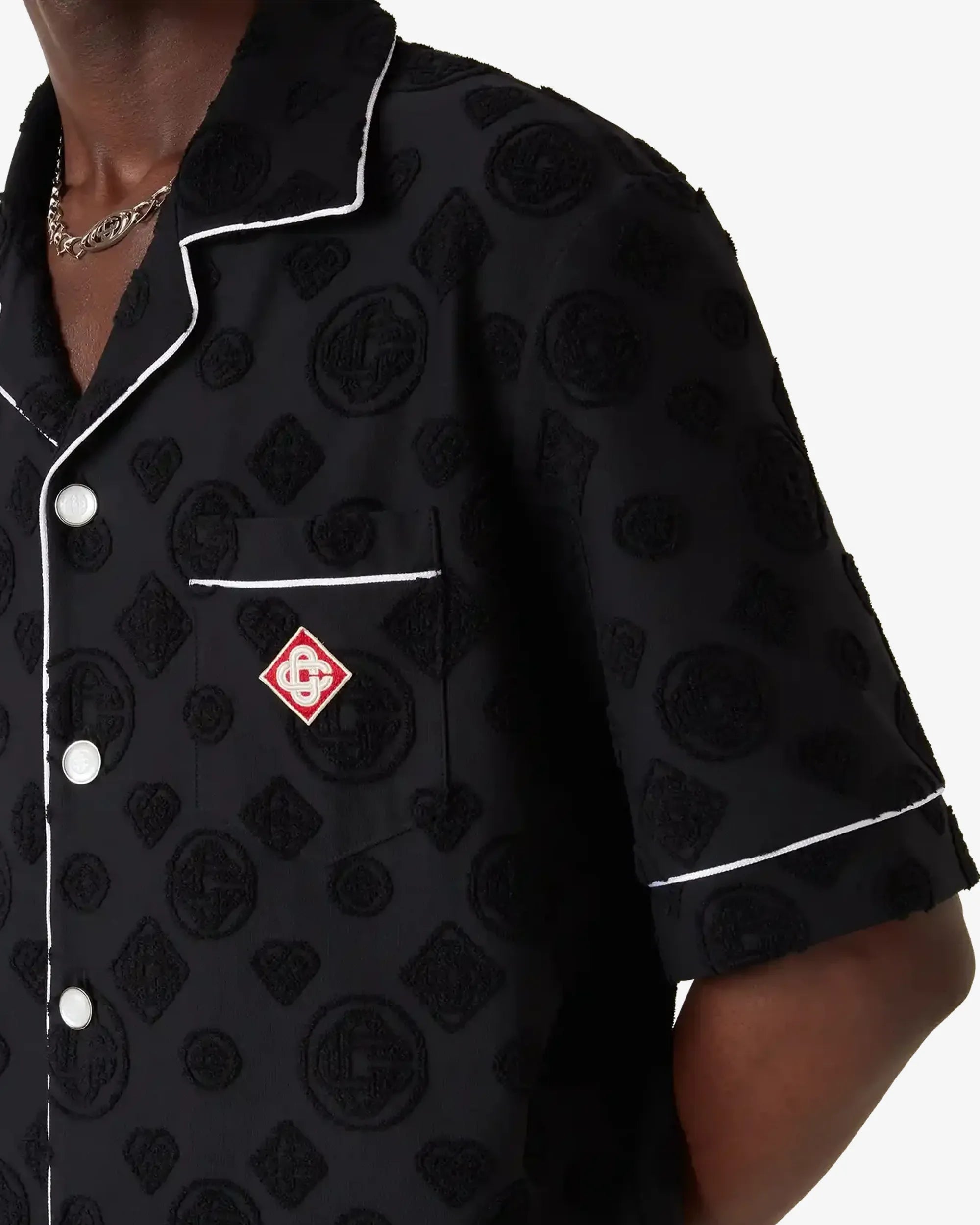 Camicia towelling short-sleeve