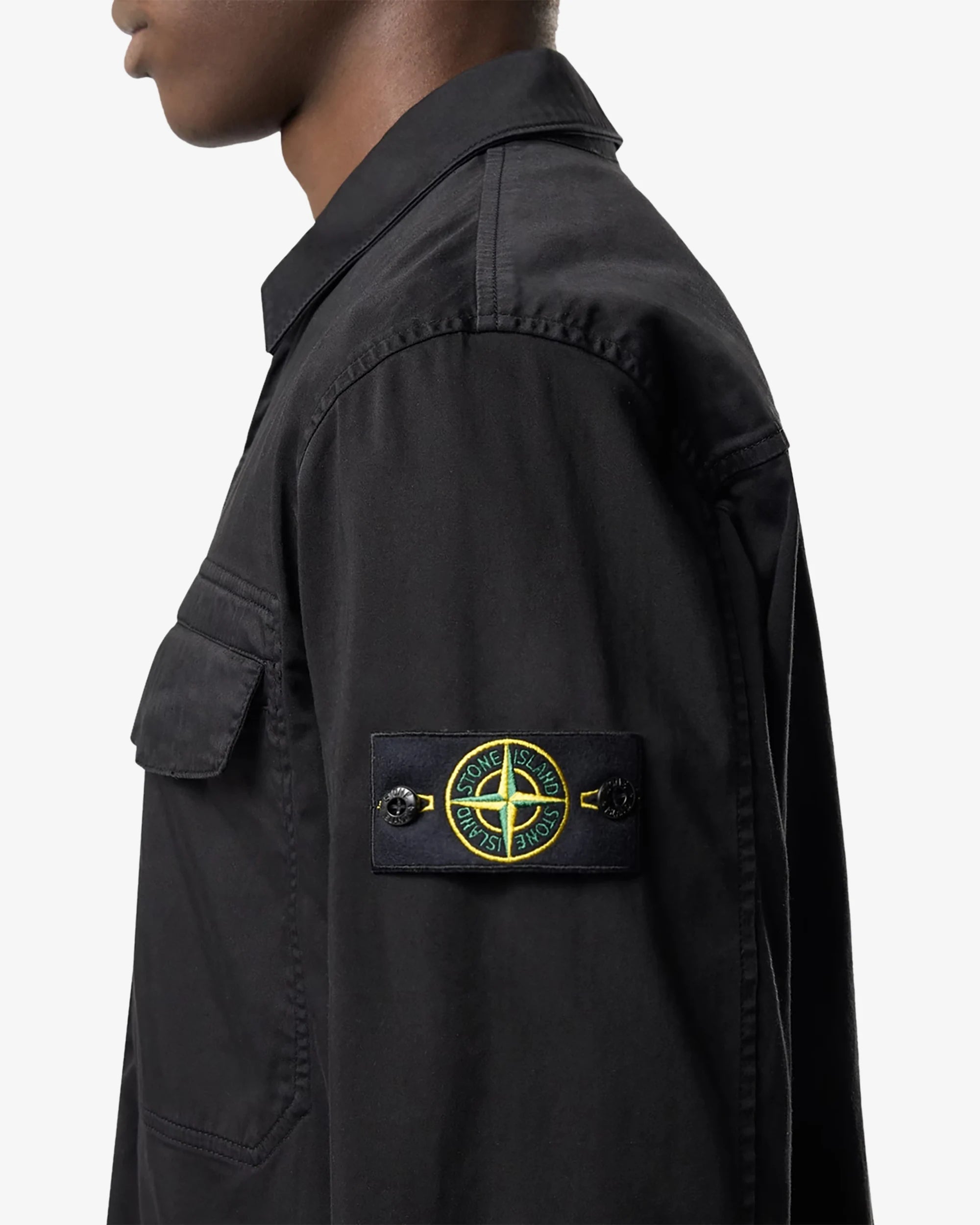 Overshirt in raso di cotone