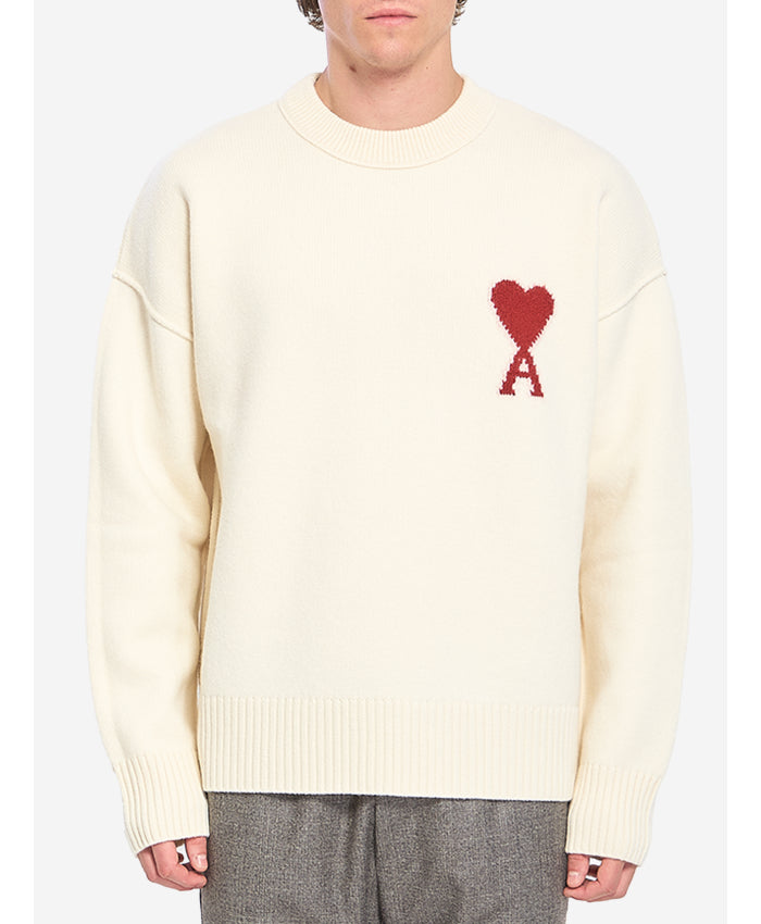 Maglione girocollo Ami de Coeur in lana
