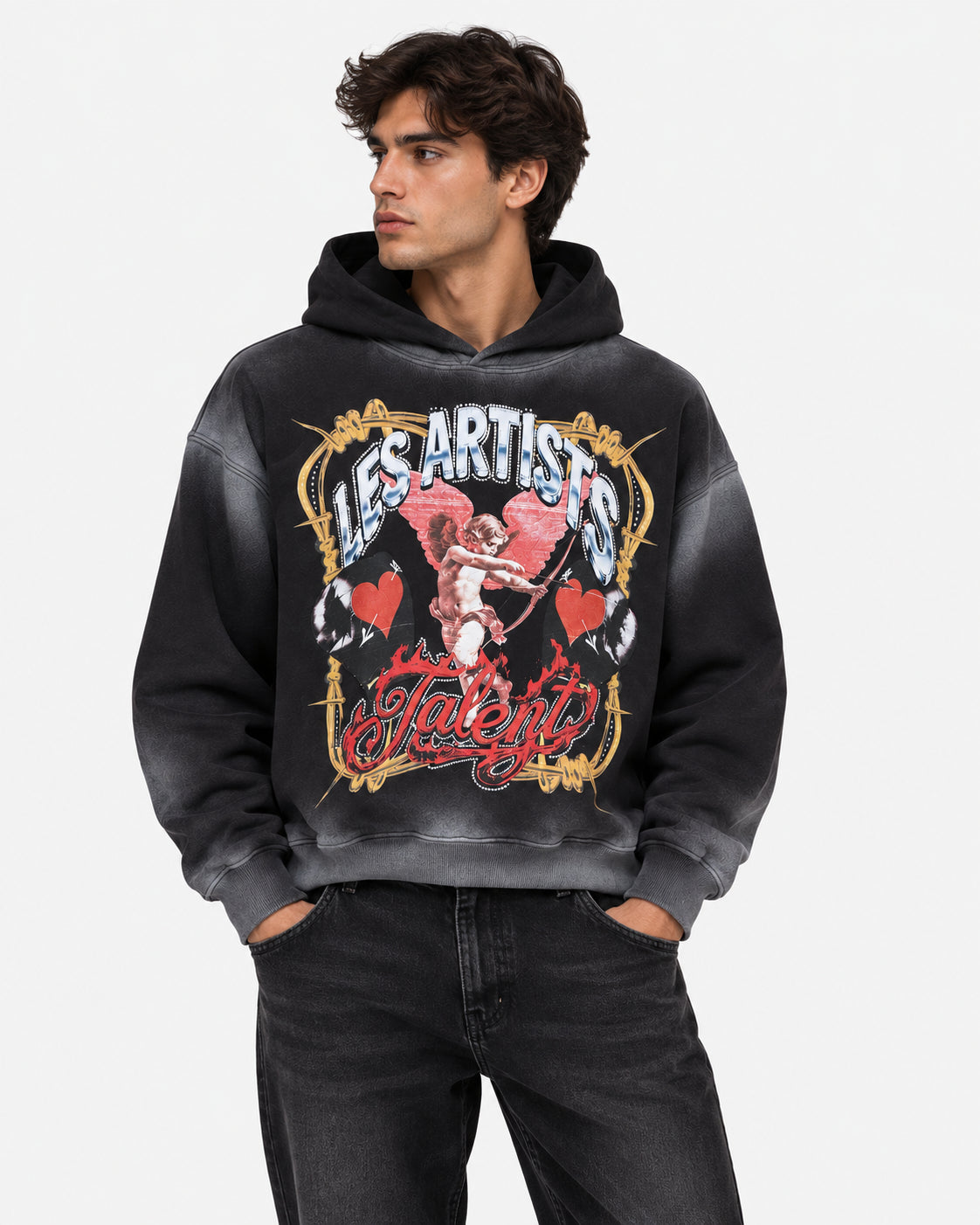 Hoodie Crop “Les Artists Talent”