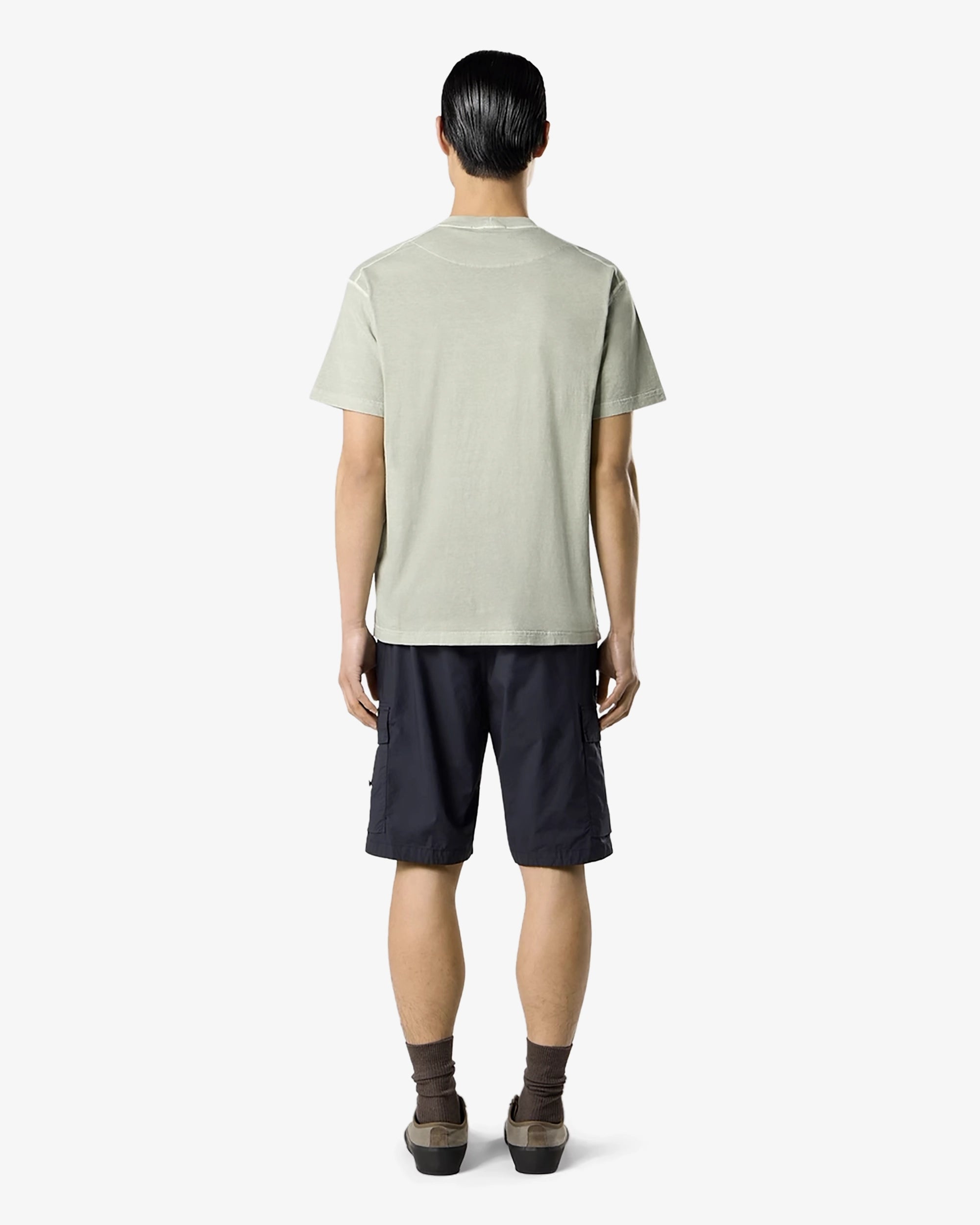 T-shirt slim con patch Compass