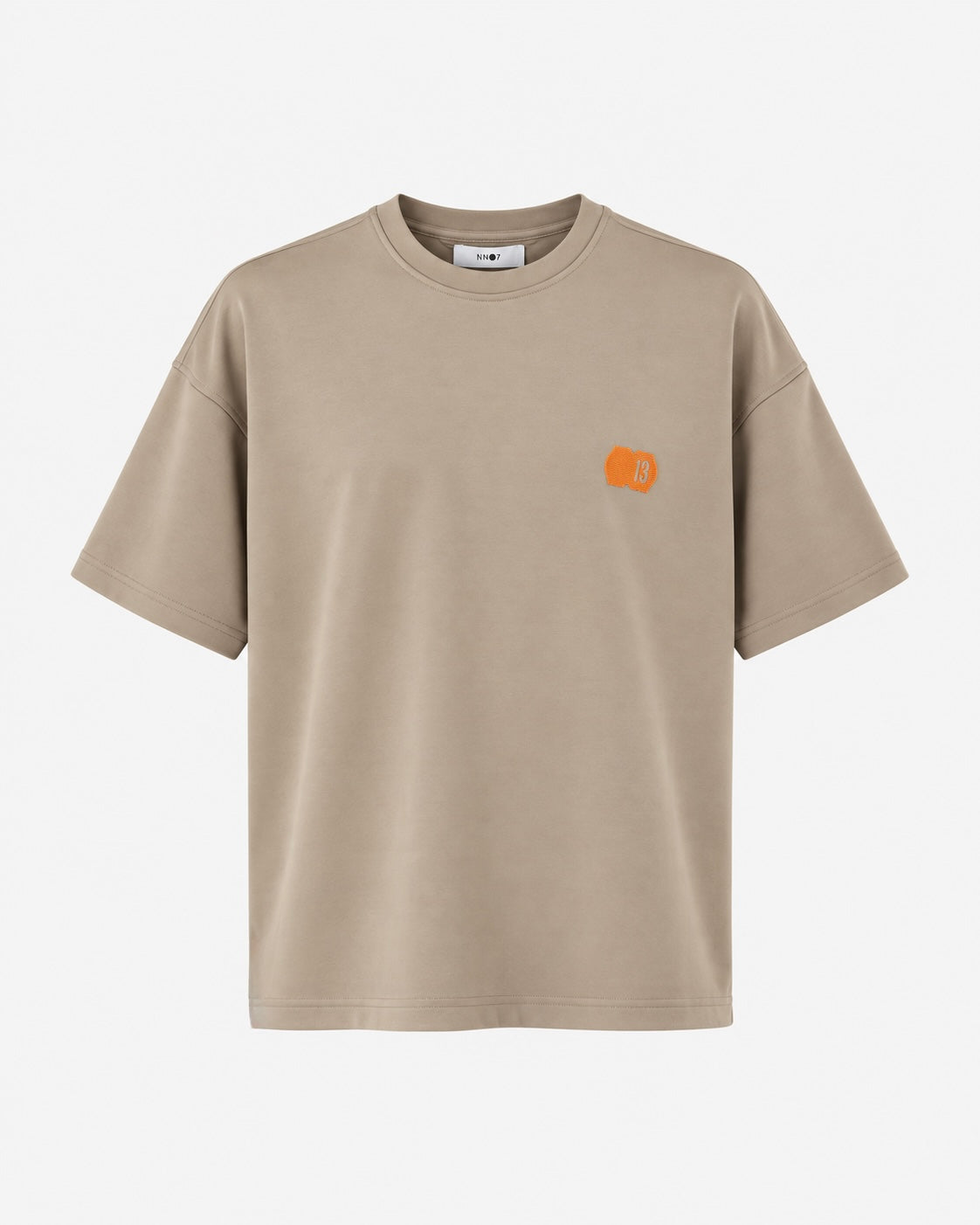 T-SHIRT CON LOGO IN ARANCIO