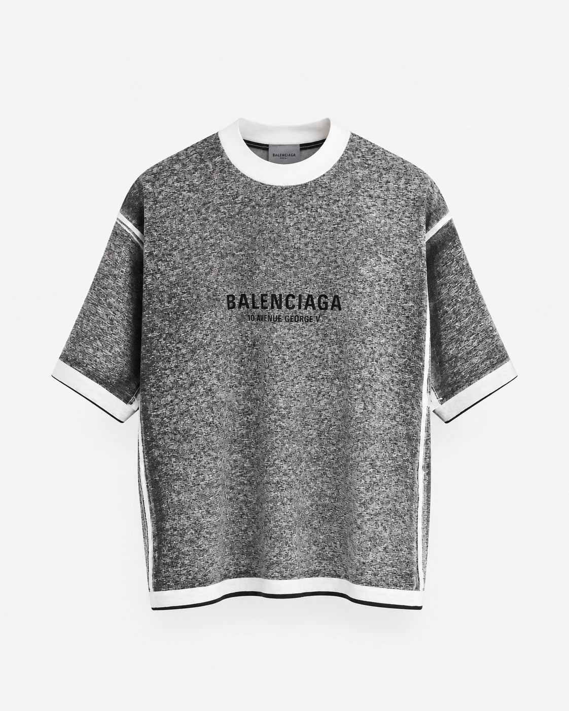 T-Shirt Sketchy Vestibilità Media in jersey dry nero